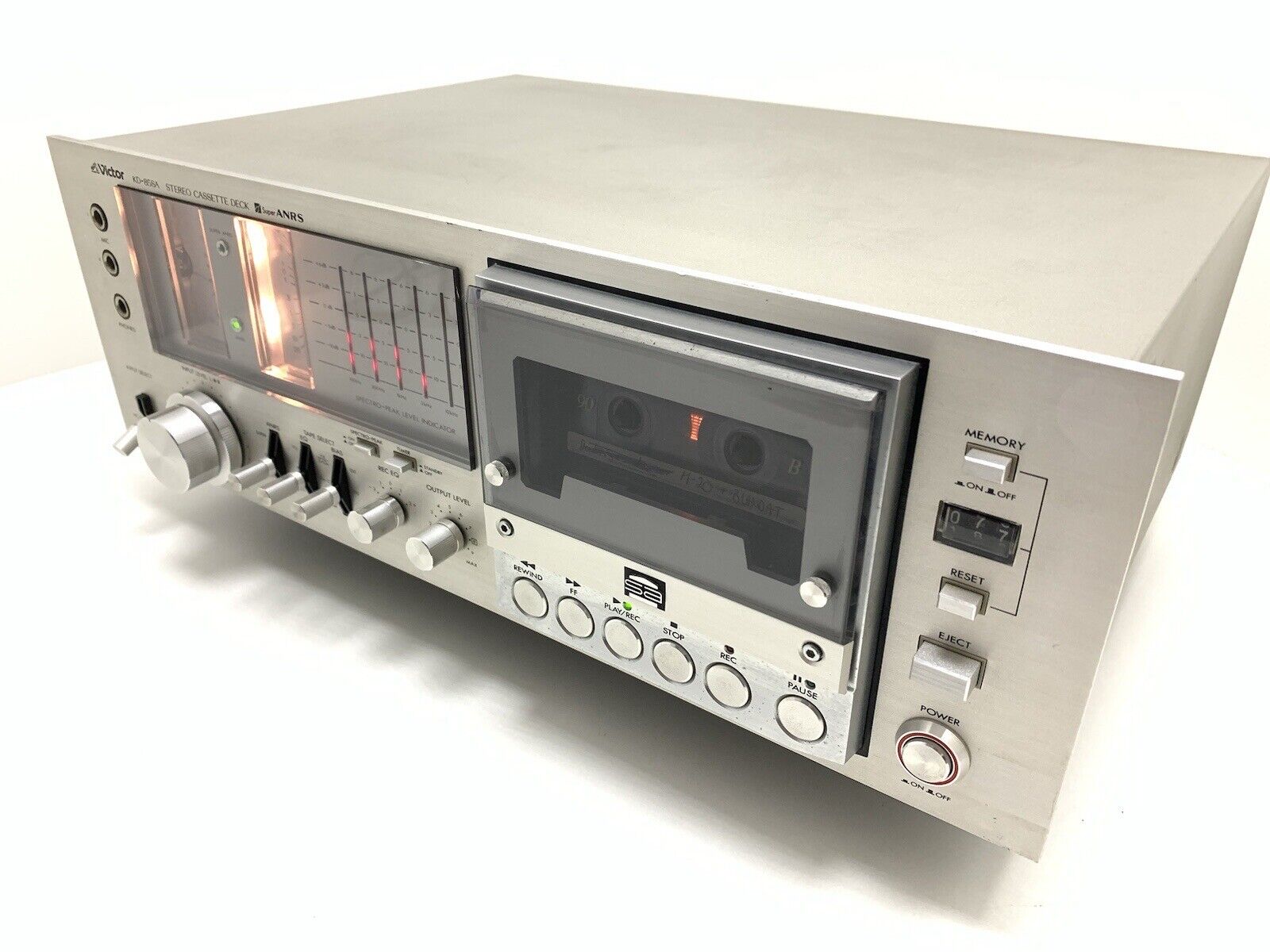 JVC VICTOR KD-85 SA Hi End Stereo Cassette TAPE Deck Vintage 1978 WORK Good Look