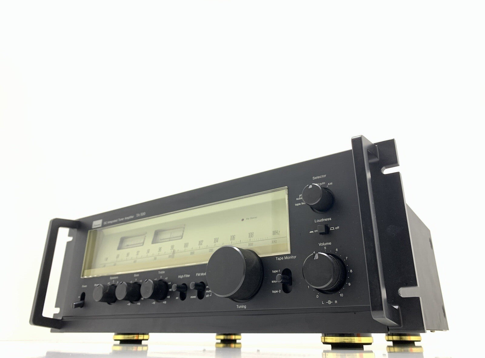 Sansui TA-500 Dc Integrated Stereo Receiver 100 Wrms Vintage 1979 Work Good Look