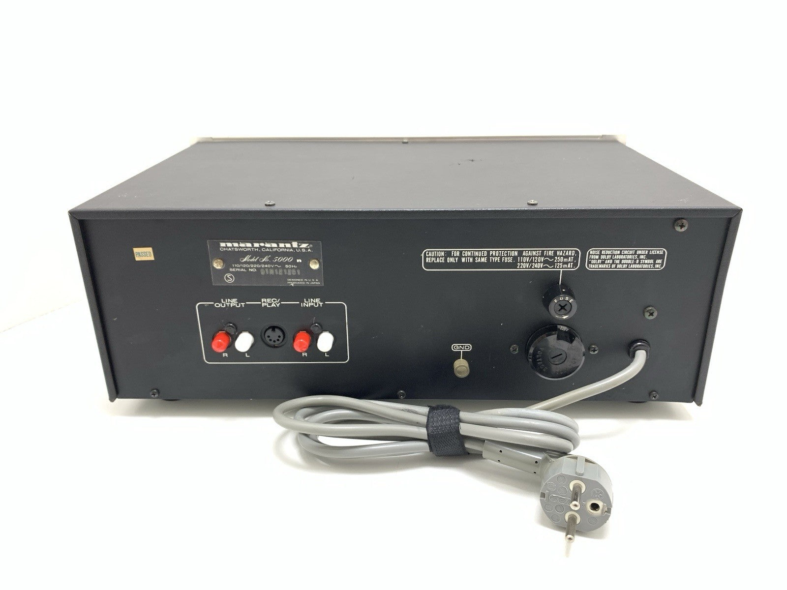 MARANTZ 5000 Stereo Cassette Tape Deck 2 Head Vintage 1978 Hi End