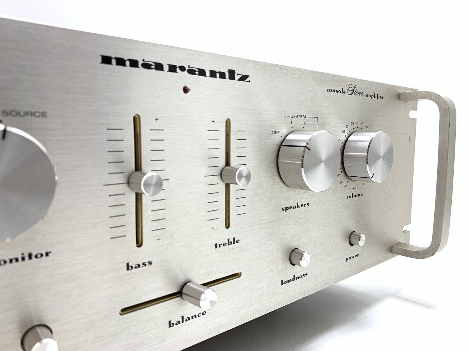 MARANTZ 1050 Rack Stereo Integrated Amplifier 50 RMS Vintage 1978 WORK Good Look
