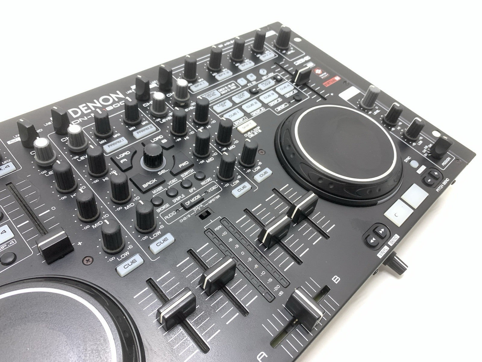 DENON DN MC6000 Professional PRO MIXER  DJ MIDI Controller +Case WORK Good Look