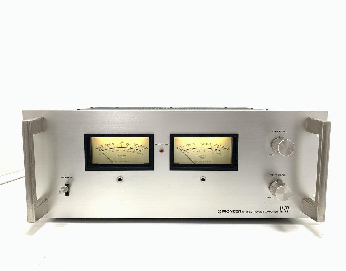 PIONEER M 77 SPEC 2 Stereo Power Amplifier  2 X 250 W RMS Vintage Work Good Look