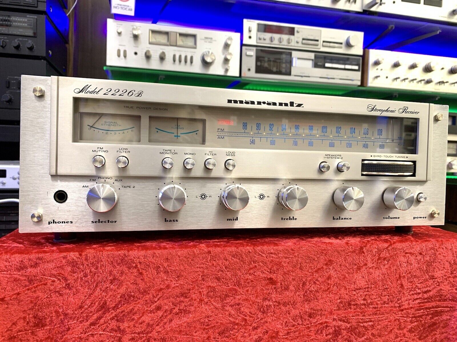 MARANTZ 2226B Stereo Receiver 58 Watts RMS Vintage 1977-80 RARE WORK Good Look
