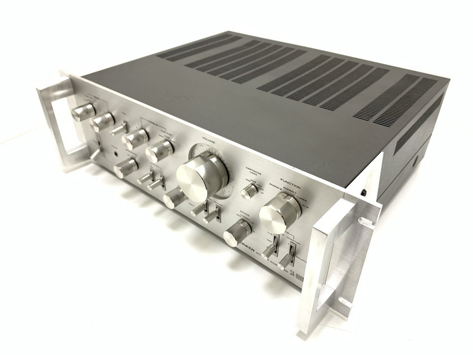 PIONEER SA 8800 II Rack Handles Stereo Amplifier 2 X 60W Vintage WORK Good Look