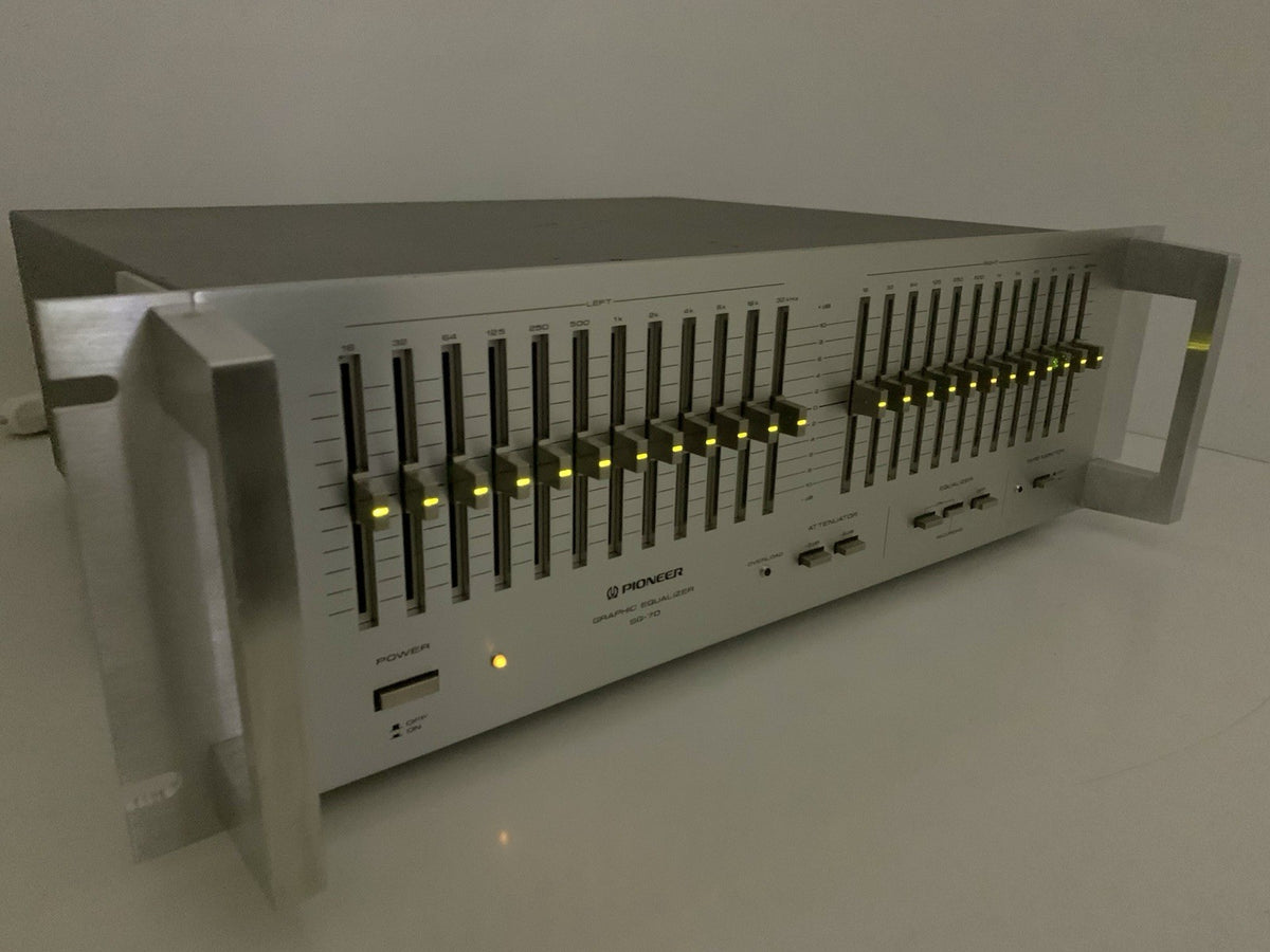 Intequalizzatore Rack PIONEER SG 70/SG 9800 Equalizzatore Grafico BiCOLORE ROSSO/VERDE Rack ...
