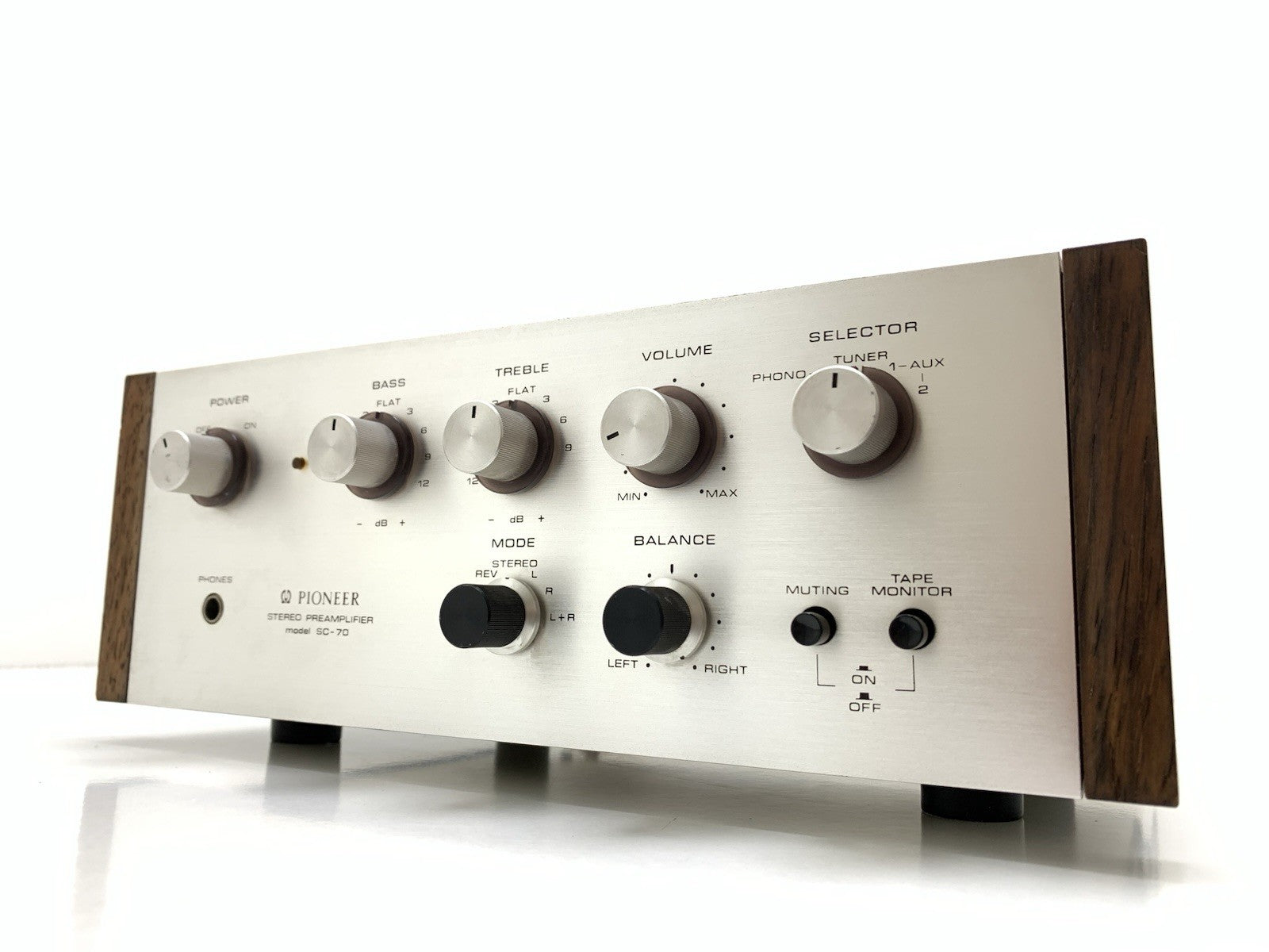PIONEER Model SC 70 / SC-700 Stereo Pre Amplifier Vintage 1969 WORKING Good Look