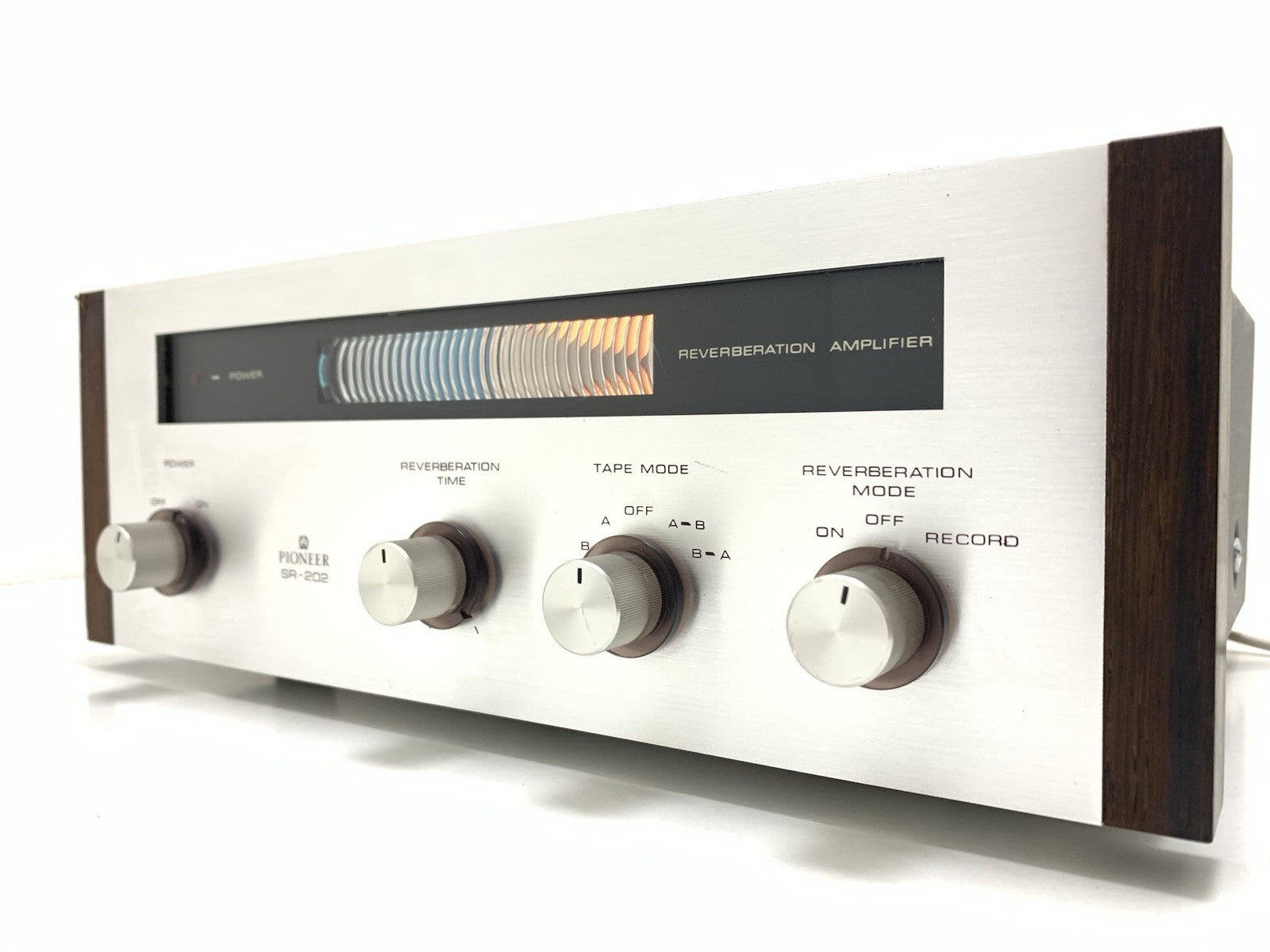 PIONEER Stereo REVERBERATION AMPLIFIER SR 202 Vintage 1969 Work PERFECT GoodLook