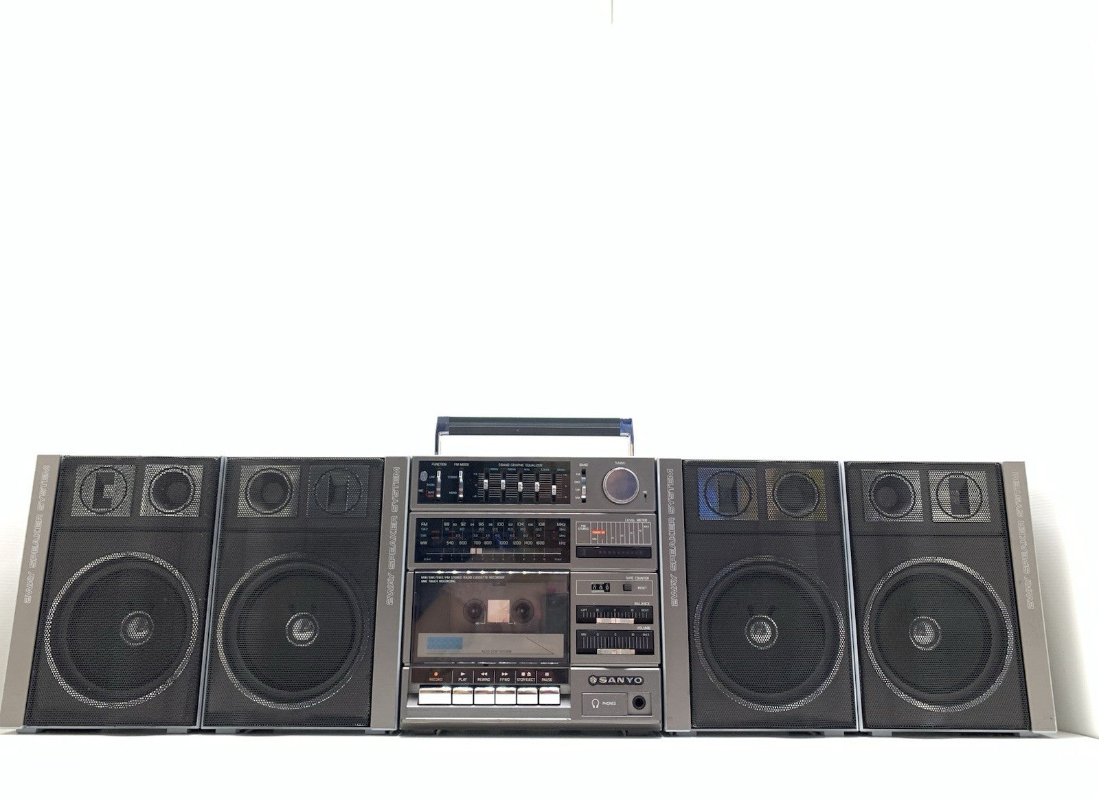 SANYO C 15 Exclusive BIG BOOMBOX STEREO Radio Cassette BLUETOOTH
