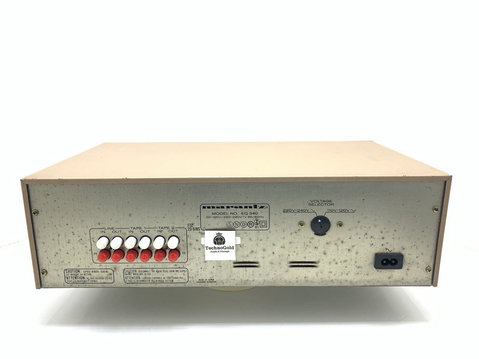 MARANTZ EQ 340 Hi End Gold Stereo Graphic Equalizer Vintage 1983