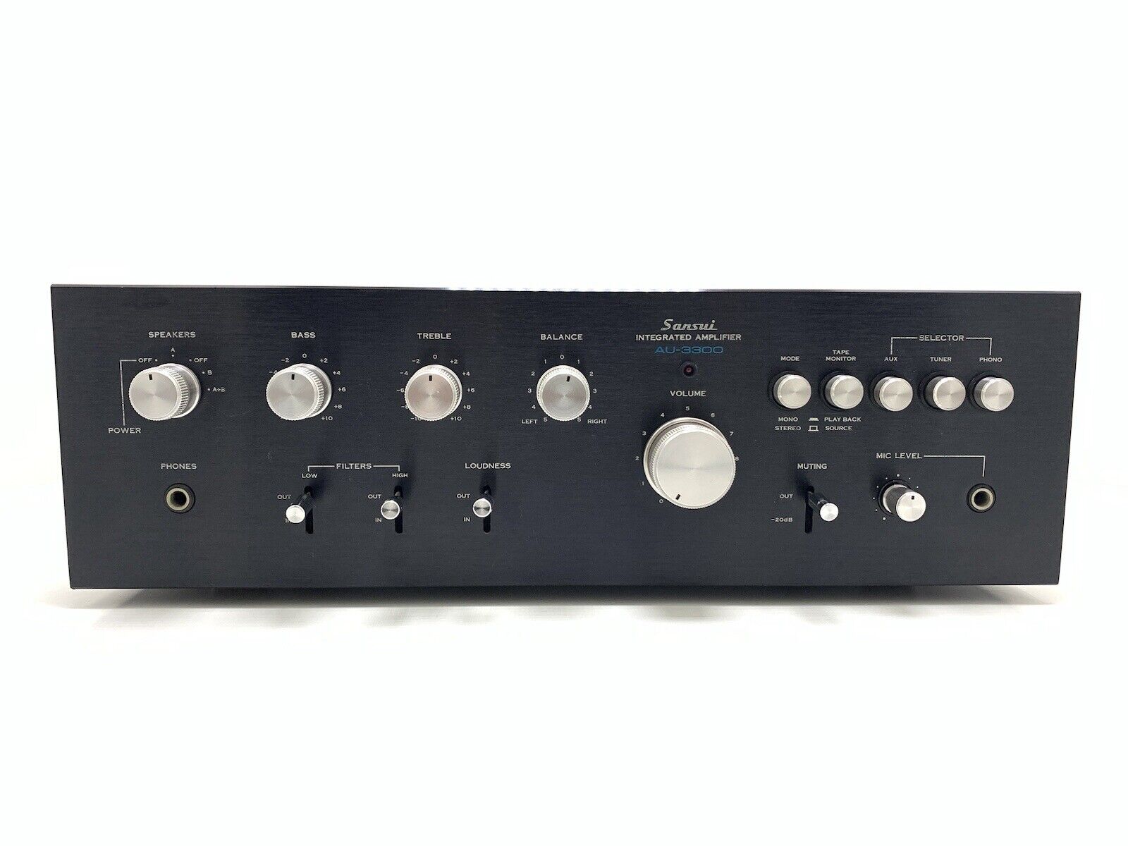 SANSUI AU-3300 Integrated Stereo Amplifier 2x38 WRMS Vintage 1975 JAPAN GoodLook