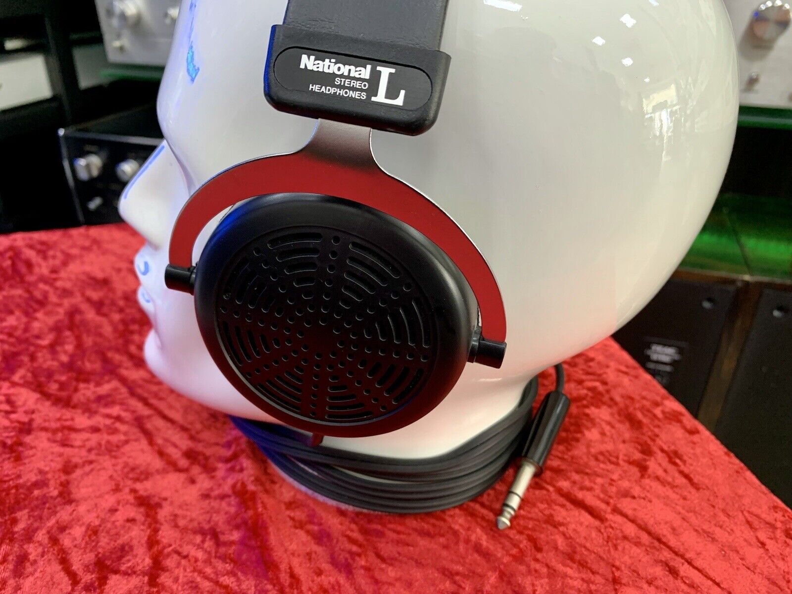 NATIONAL PANASONIC EAH-301 RARE Hi Fi Headphones Vintage JAPAN Market Good Look