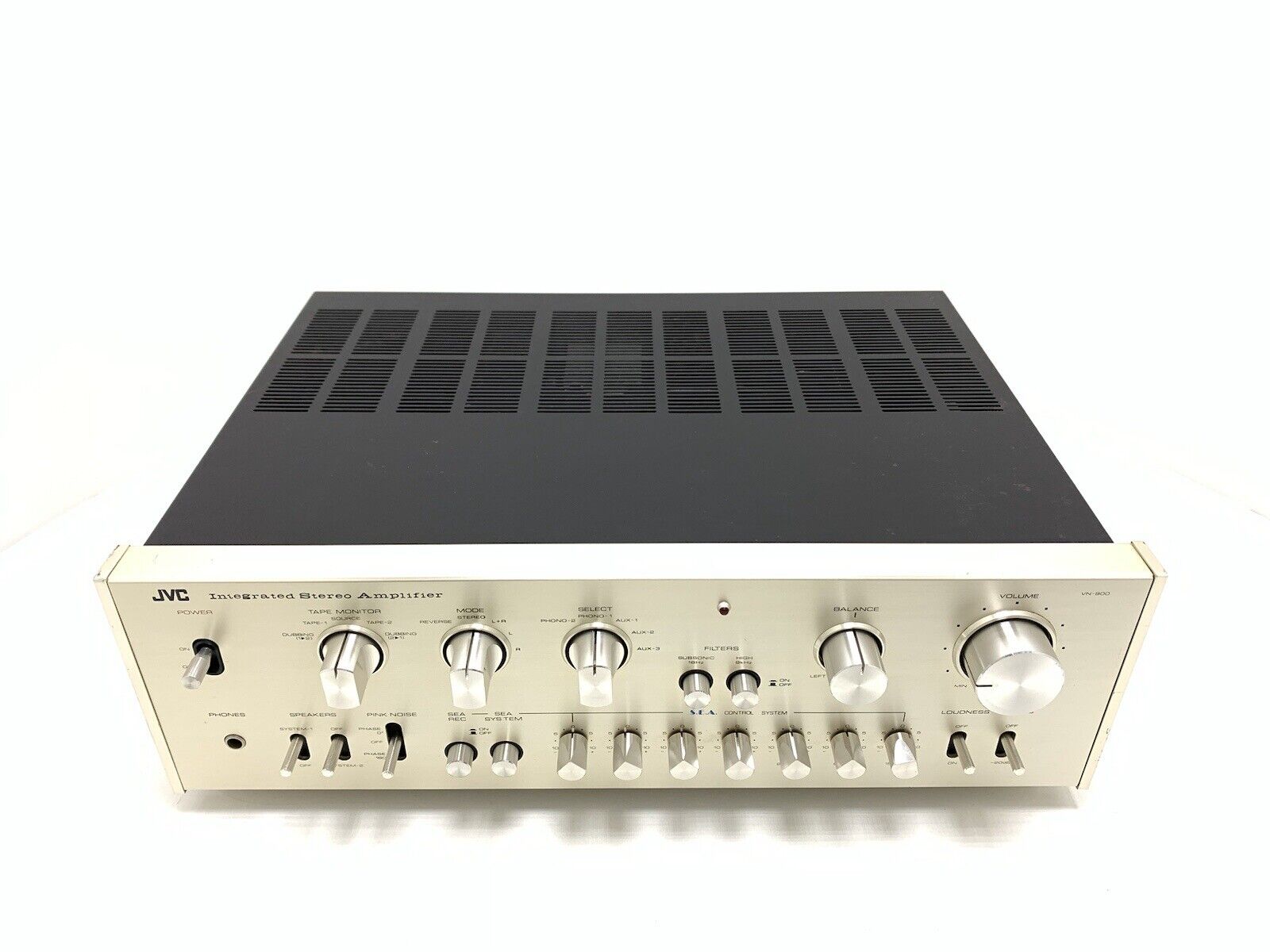 JVC VN-900 STEREO INTEGRATED AMPLIFIER 50+50Watts RMS Vintage 1973 WORK GoodLook