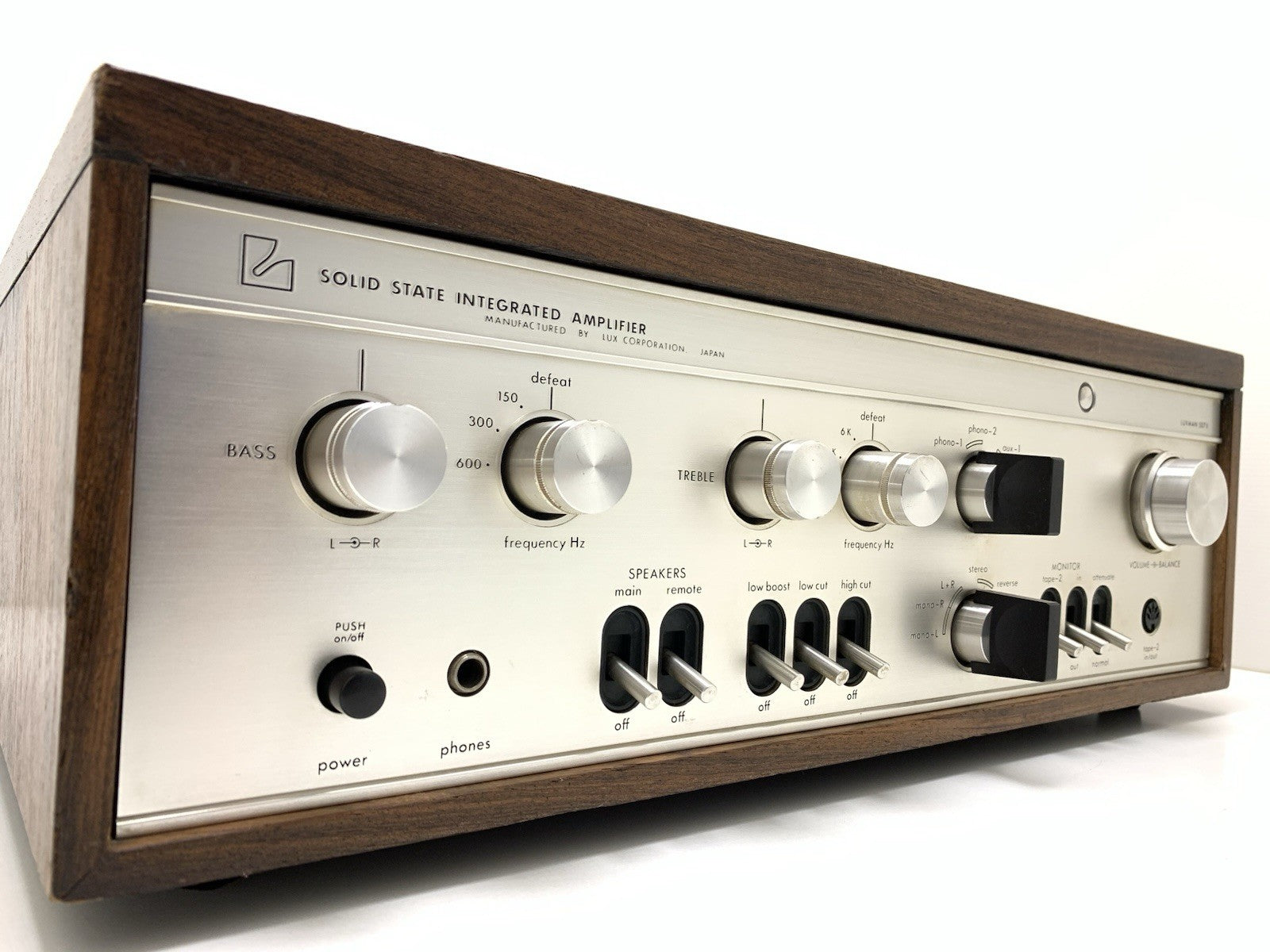 LUXMAN SQ 507X Integrated Stereo Amplifier 2X 50W RMS Vintage 1970 Work GoodLook