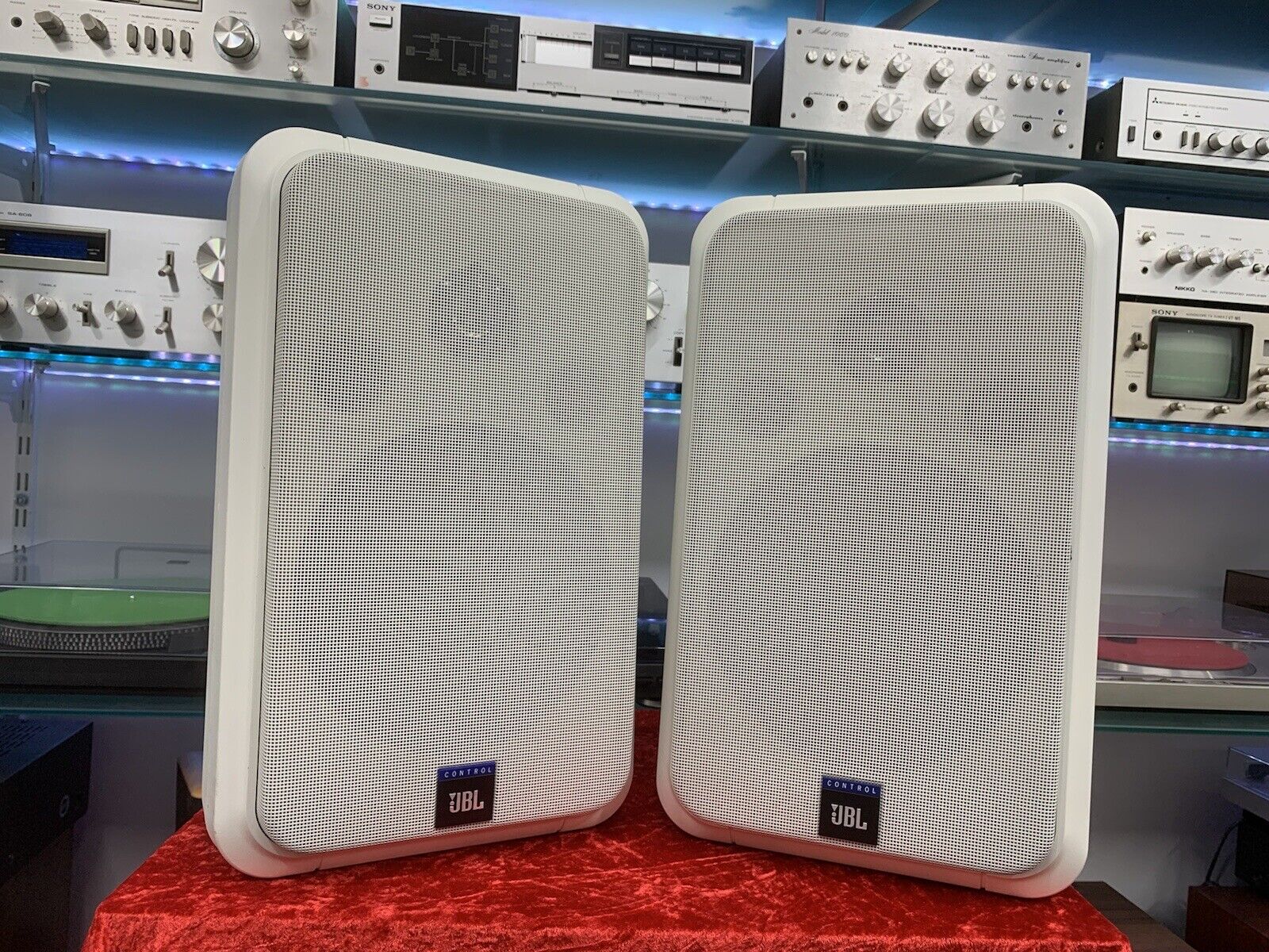 家電、AV、カメラ JBLスピーカー Control CM-62 エッジ交換済。 ペア 