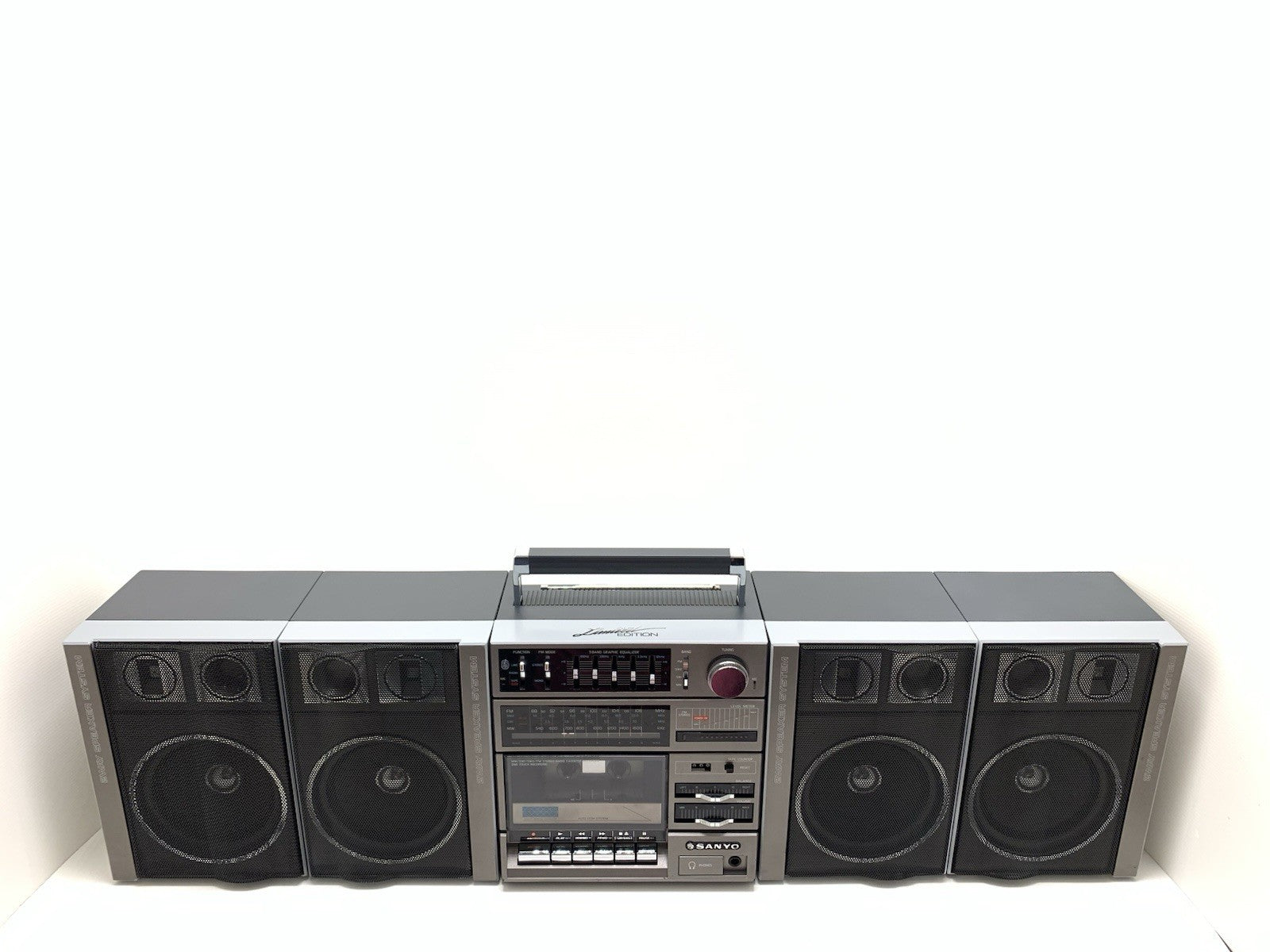 SANYO C 15 Exclusive BIG BOOMBOX STEREO Radio Cassette BLUETOOTH Work Good Look