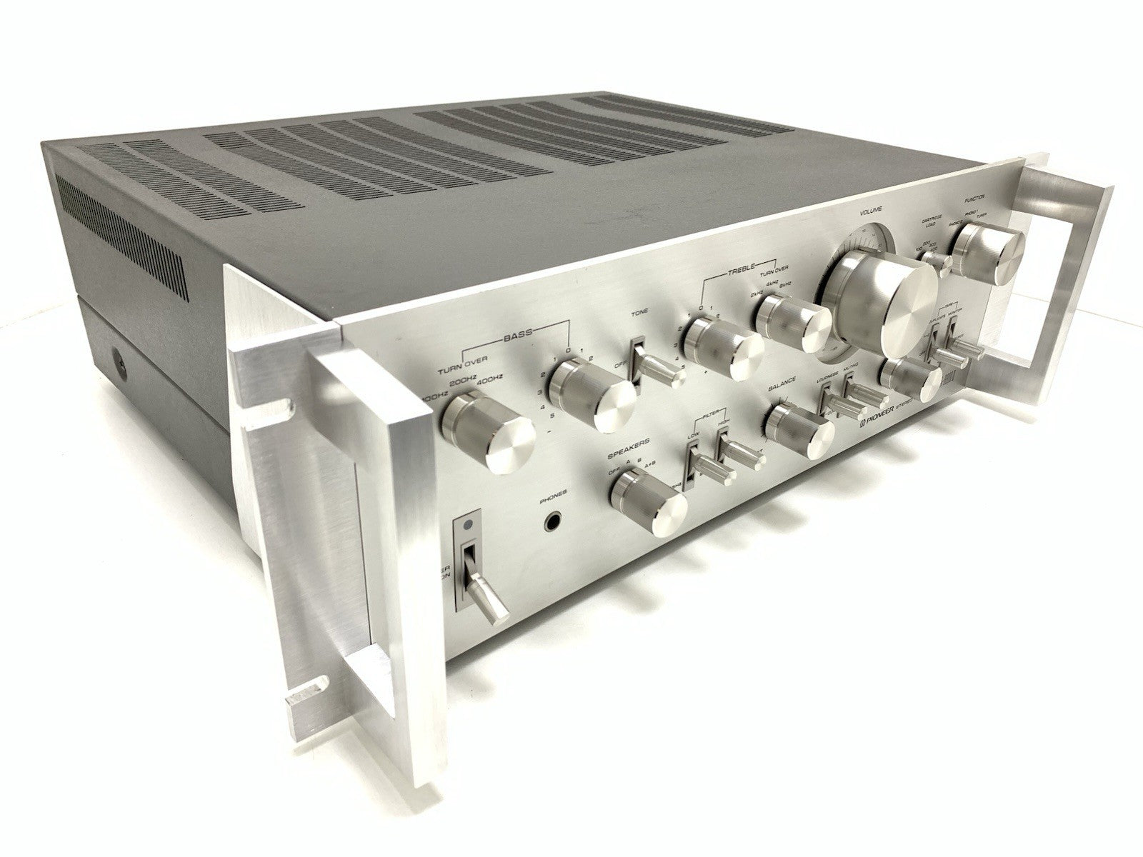 PIONEER SA 8800 II Rack Handles Stereo Amplifier 2 X 60W Vintage WORK Good Look