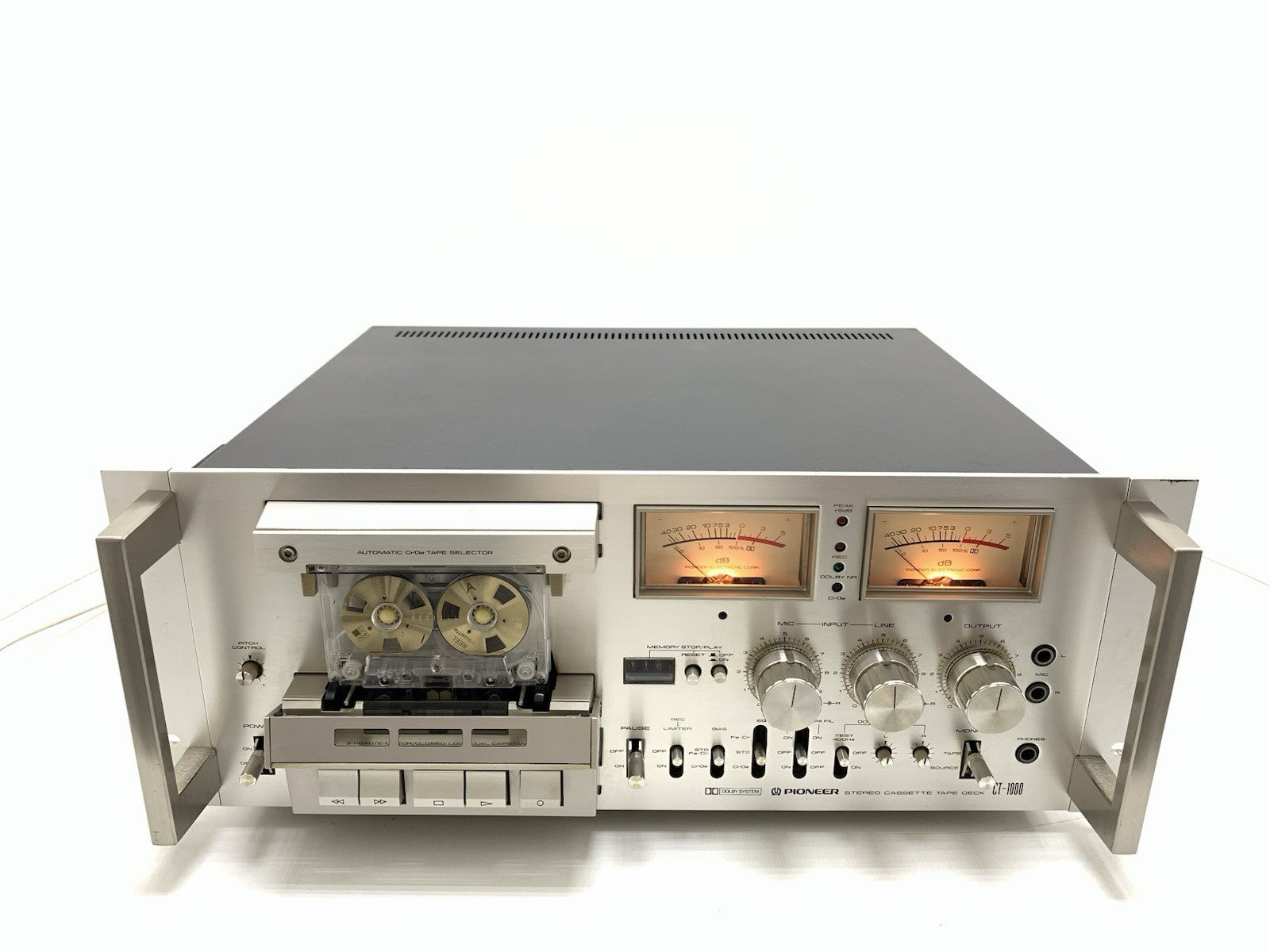 PIONEER CT 1000 CT-F1000 RACK 3 Head Stereo Tape Deck Vintage WORK Good Look