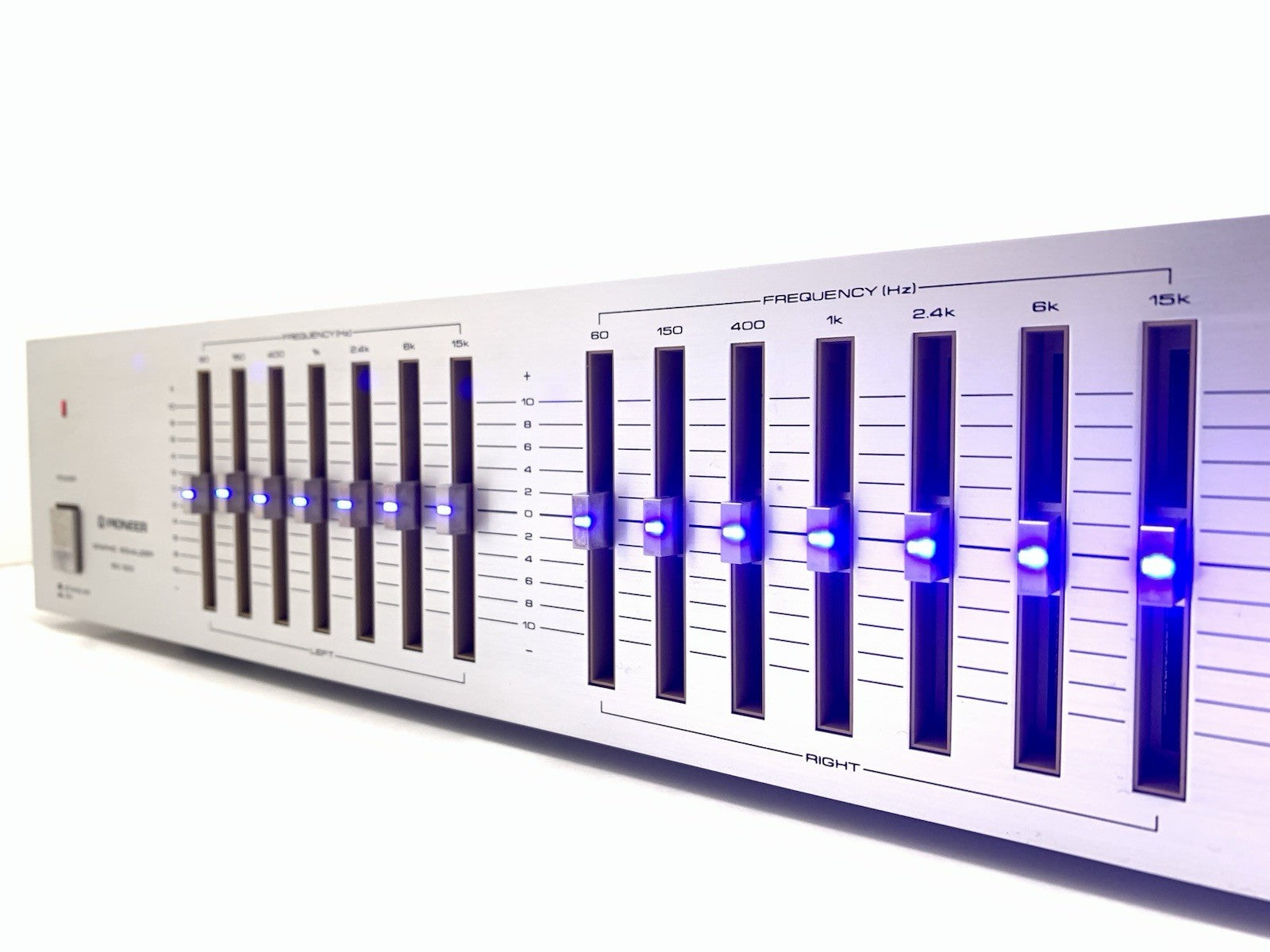 PIONEER SG 300 Graphic Equalizer BLUE LINE Vintage 1983 Hi End Working Good Look