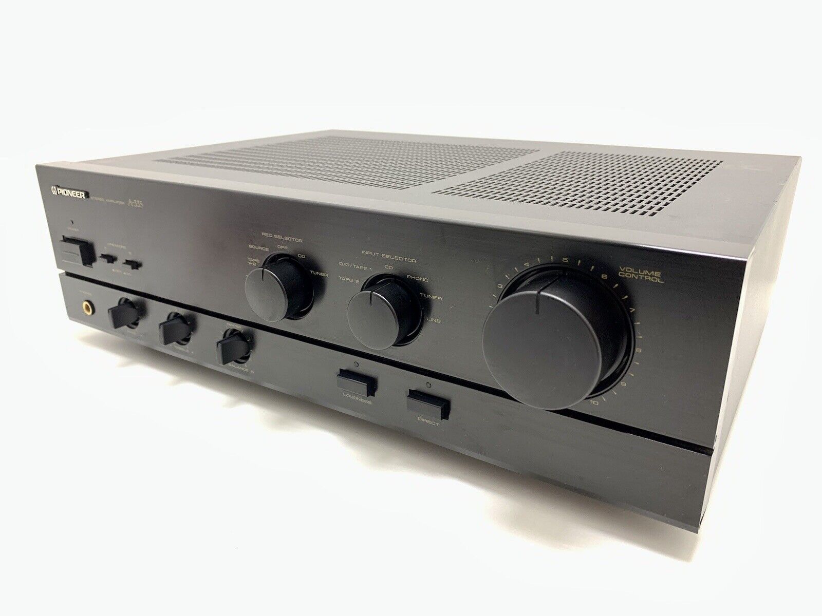 PIONEER A 335 Stereo Amplifier 40+40 Watts RMS Vintage 1989 Hi Fi WORK Good Look