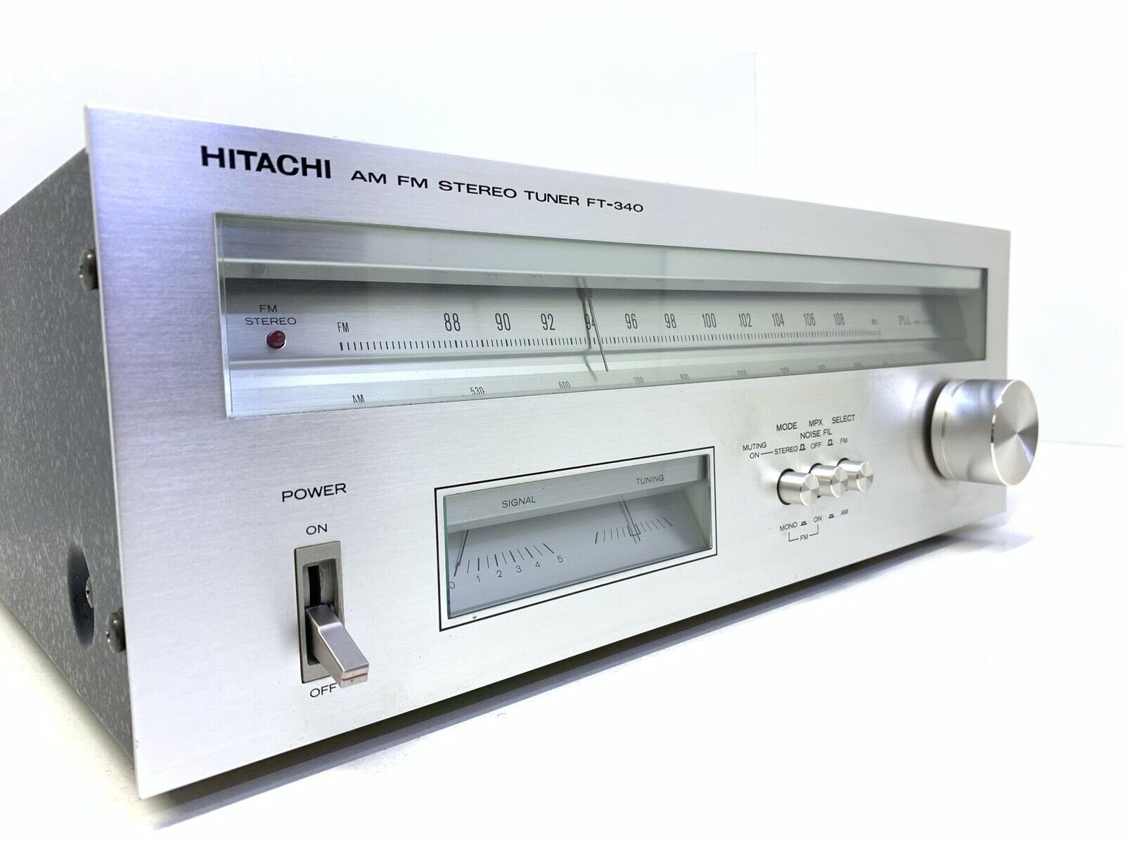 HITACHI FT-340 AM/FM Stereo Tuner Hi Fi Japan Vintage 1977 Refurbished Good Look