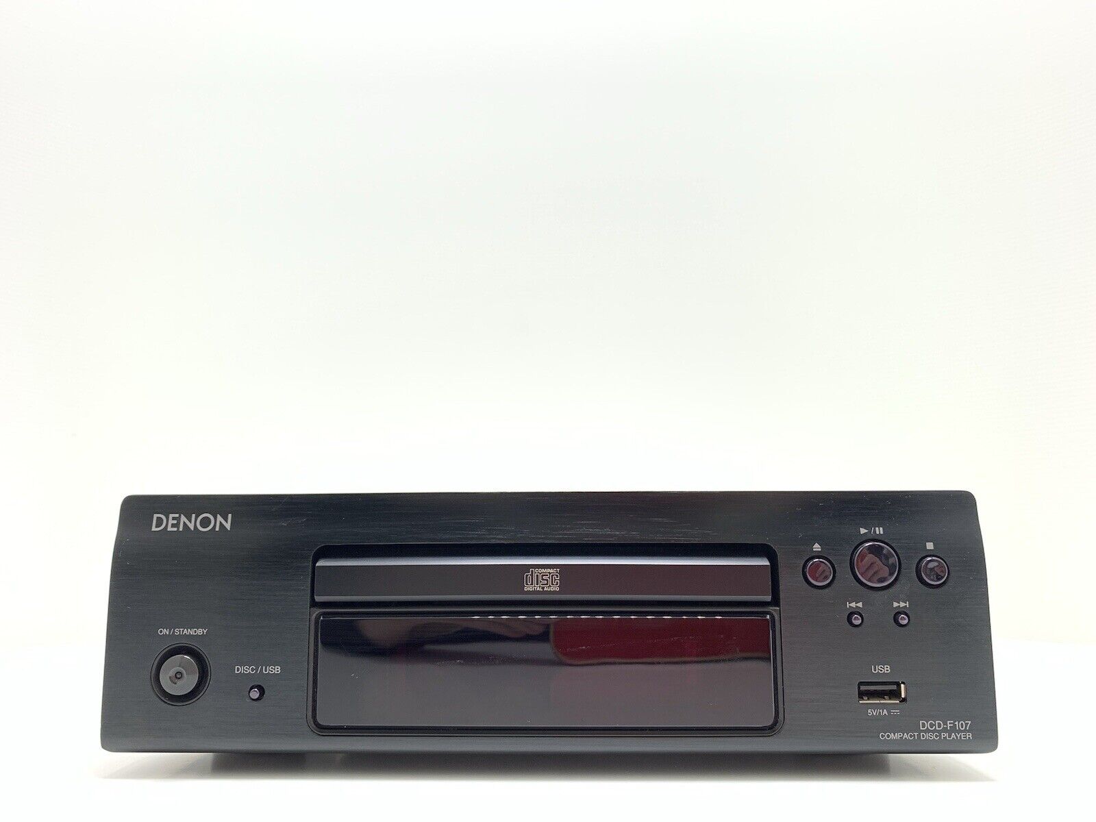 DENON DCD F107 CD Digital Compact Disc Player 20 Bits Vintage Work Good Look