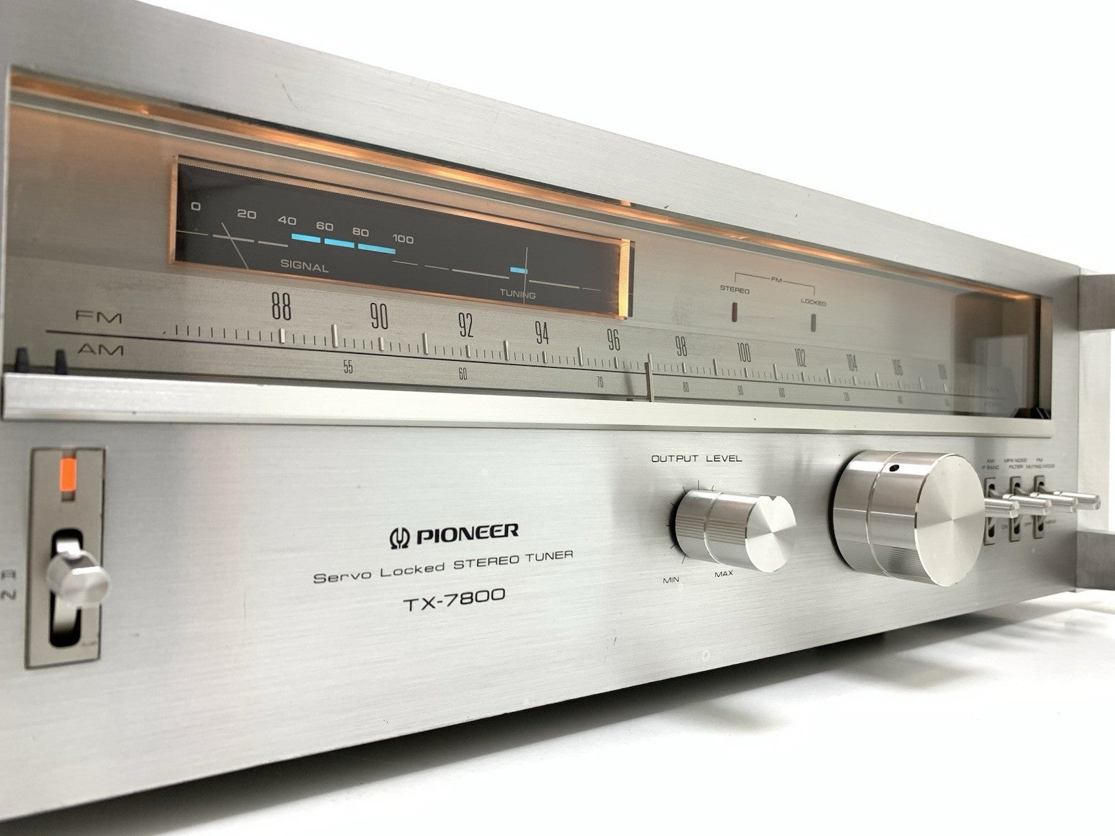 PIONEER TX 7800 AM/FM Stereo Tuner Rack Handless 19" Vintage 1979 WORK Good Look