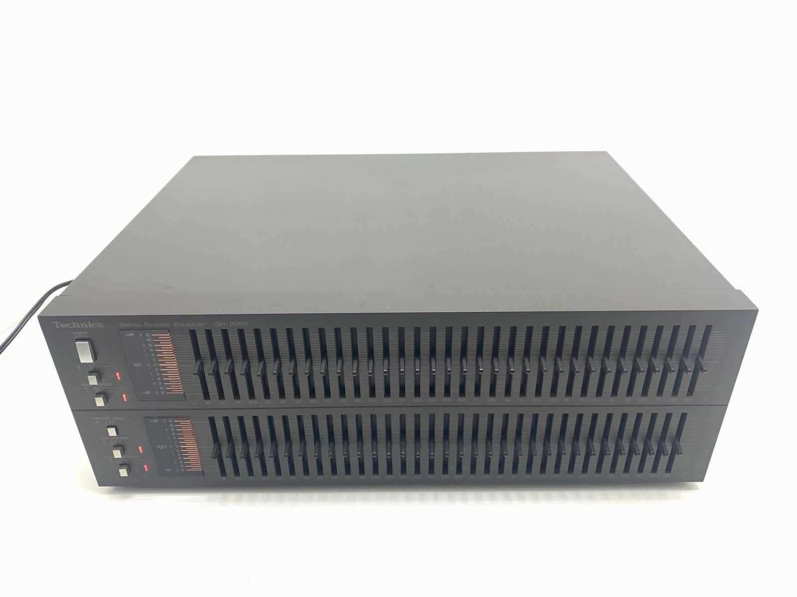 TECHNICS SH 8065 Stereo Graphic Equalizer 33 Bands Vintage 1983 Work Good Look