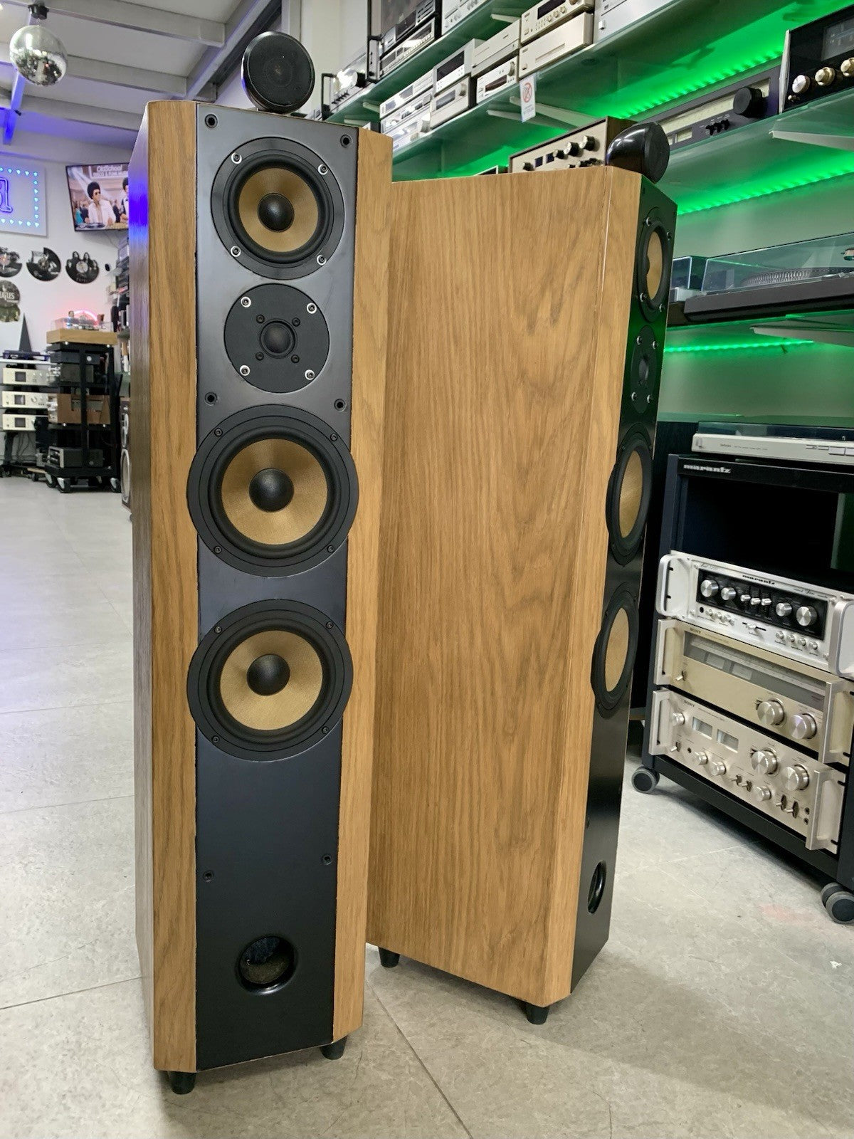 SONY SS X9ED High End Speakers 4 Way 250 Watts RMS Vintage 2000 WORK Good Look