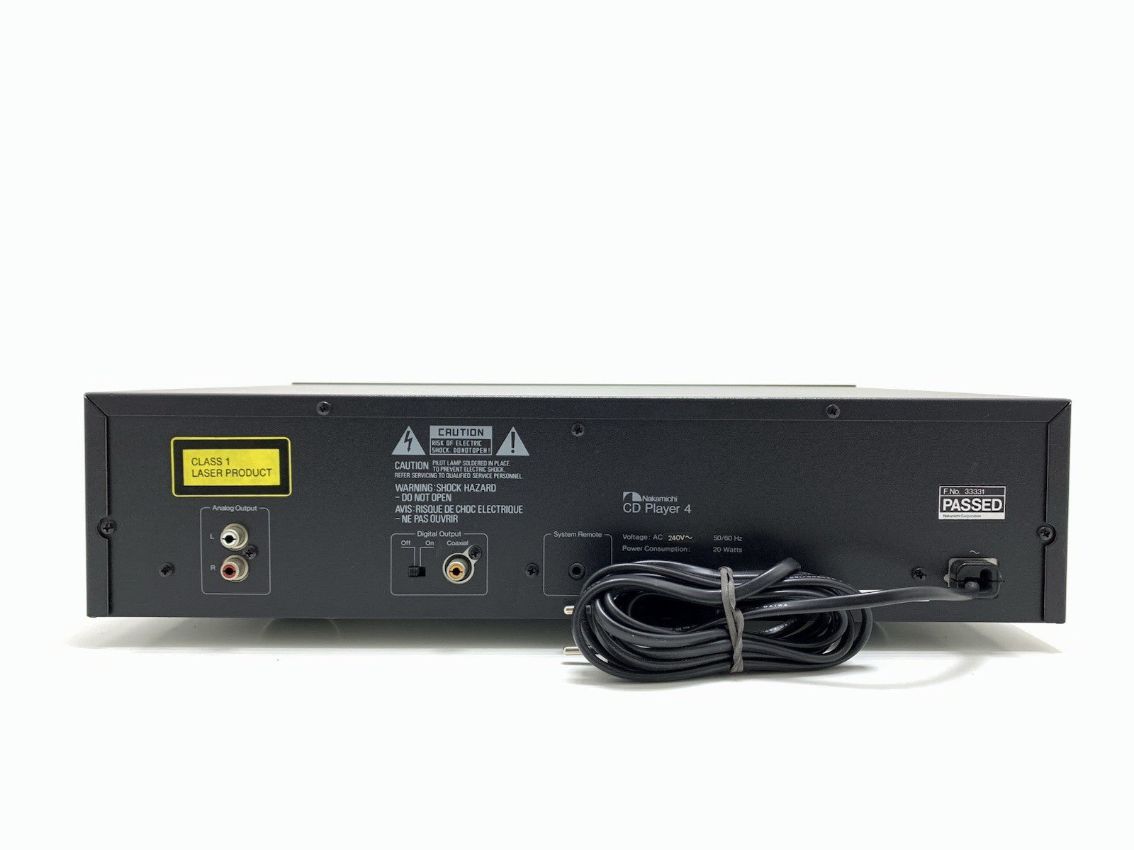 NAKAMICHI CD Player 4 Stereo Compact Disc Reference Vintage Original Good Look