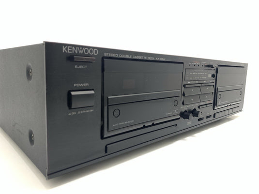 Kenwood KX 68W Stereo HiFi Double Cassette Tape Deck Vintage 1988 WORK Good Look