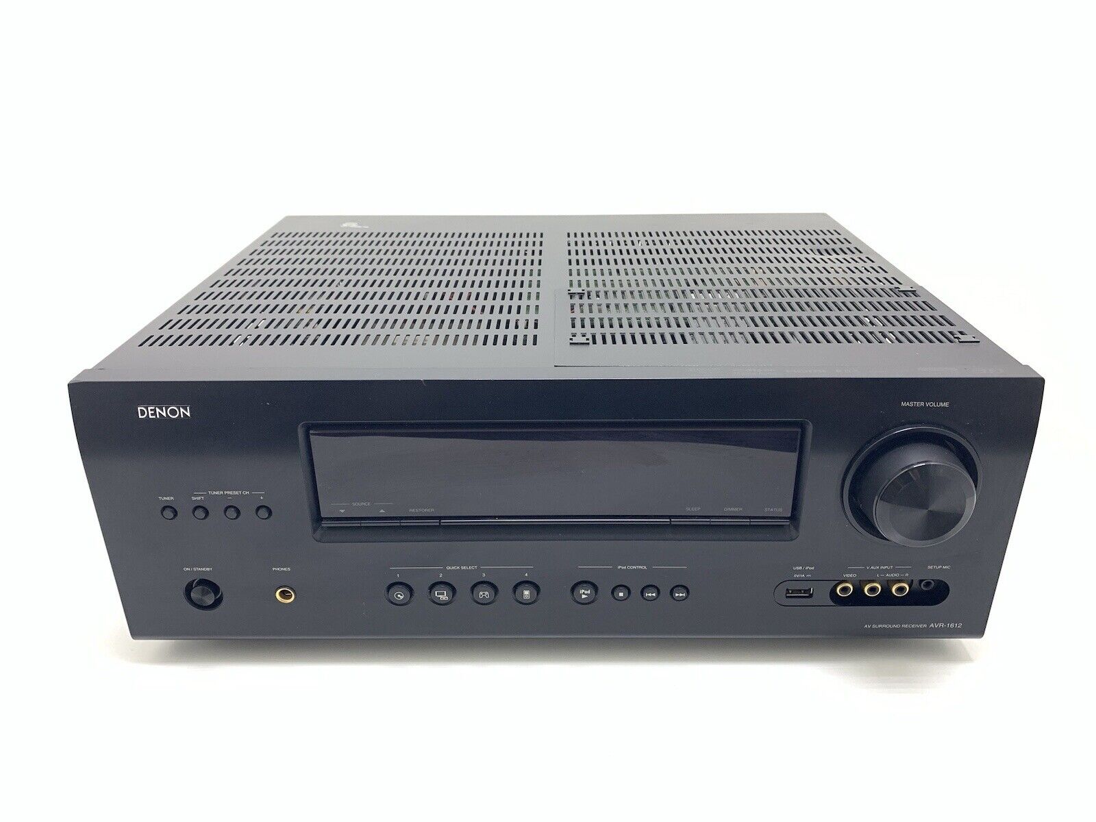 DENON AVR 1612 Digital HD 5.1 Receiver Ipod Iphone USB 5X 120Watts