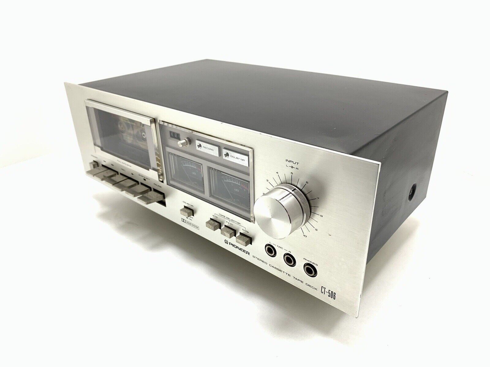PIONEER CT-506 Stereo Cassette Tape Deck 2 Head Vintage 1978 WORK Good Look