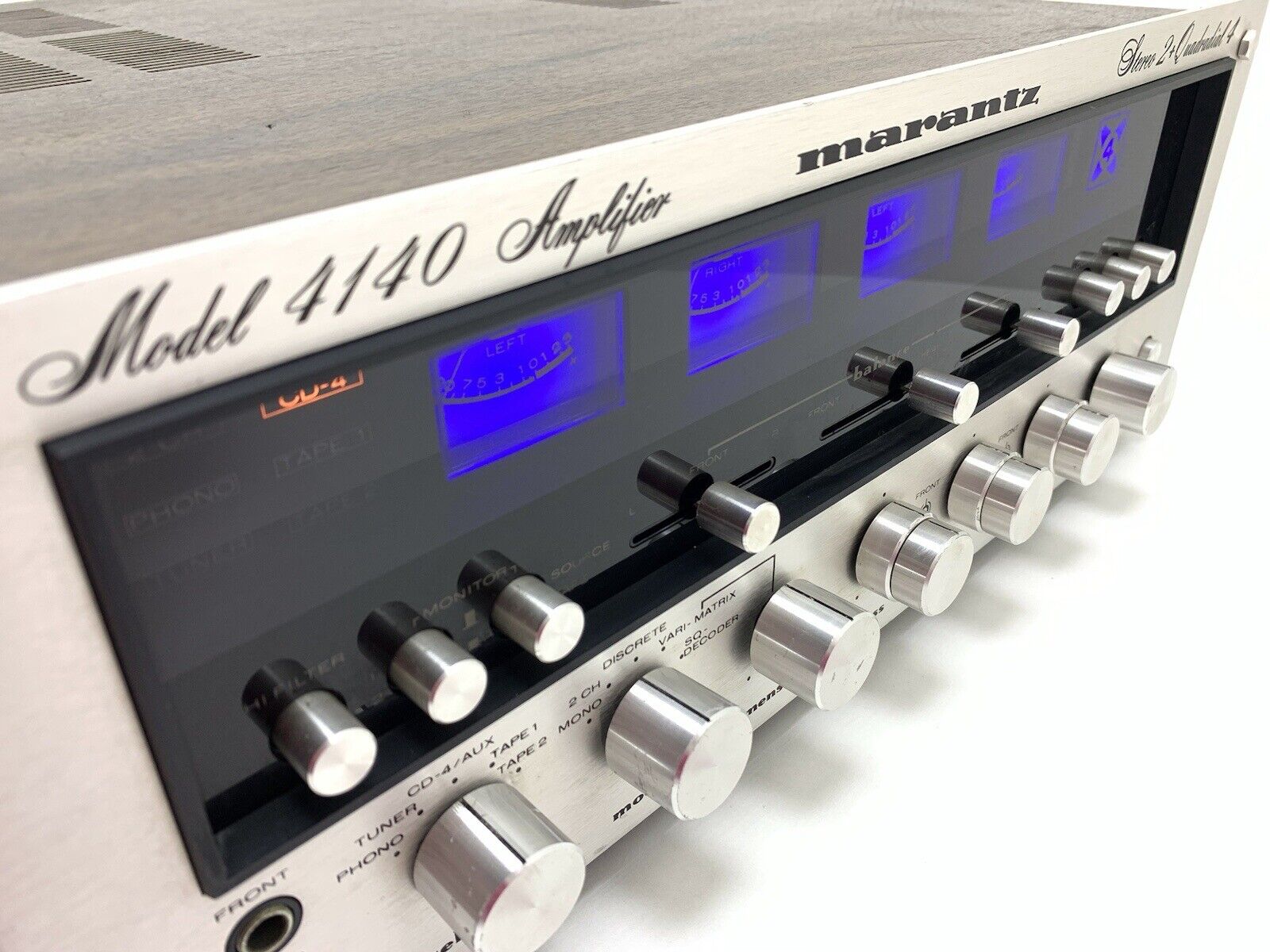 MARANTZ 4140 RARE Stereo Quadradial Amplifier 140 WRMS Vintage 1977 Good Look