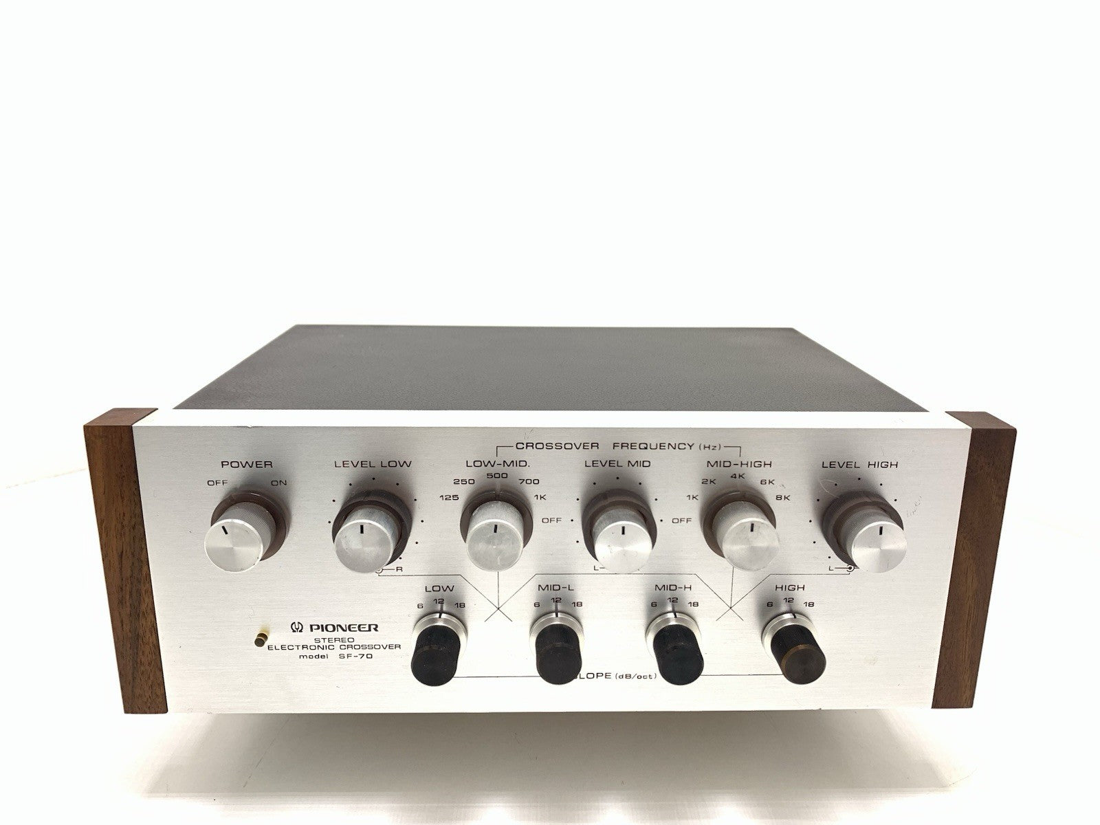 PIONEER SF 70 SF 700 ELECTRONIC CROSSOVER 3/2 Way Vintage 1969 WORK Good Look