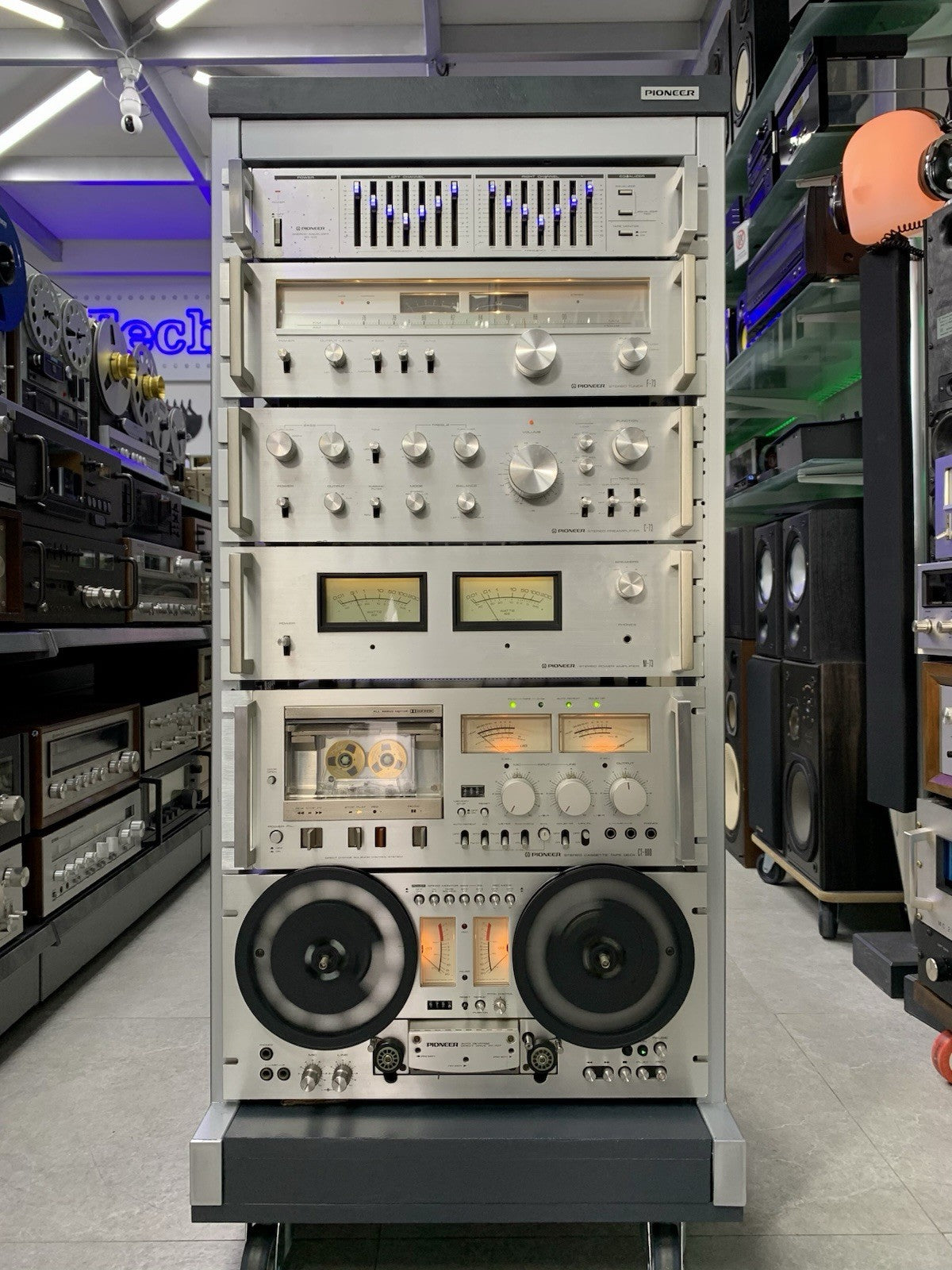 PIONEER Hi End System Rack JA R2S SG 100 F 73 C 73 M 73 CT 800 RT 707 Work Good