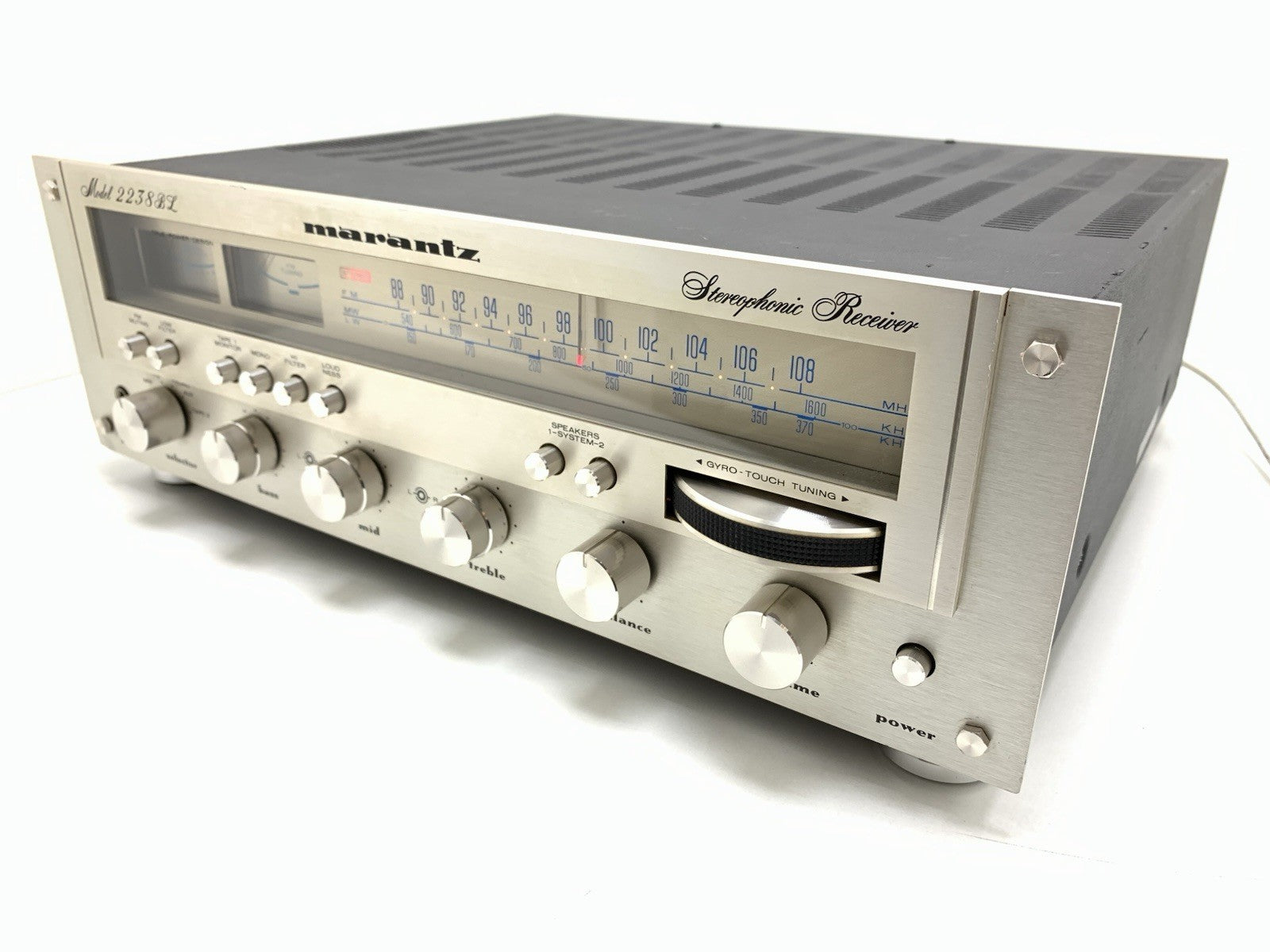 MARANTZ 2238BL Stereo Receiver 2X 42 Watts RMS Vintage 1977 RARE WORK Good Look