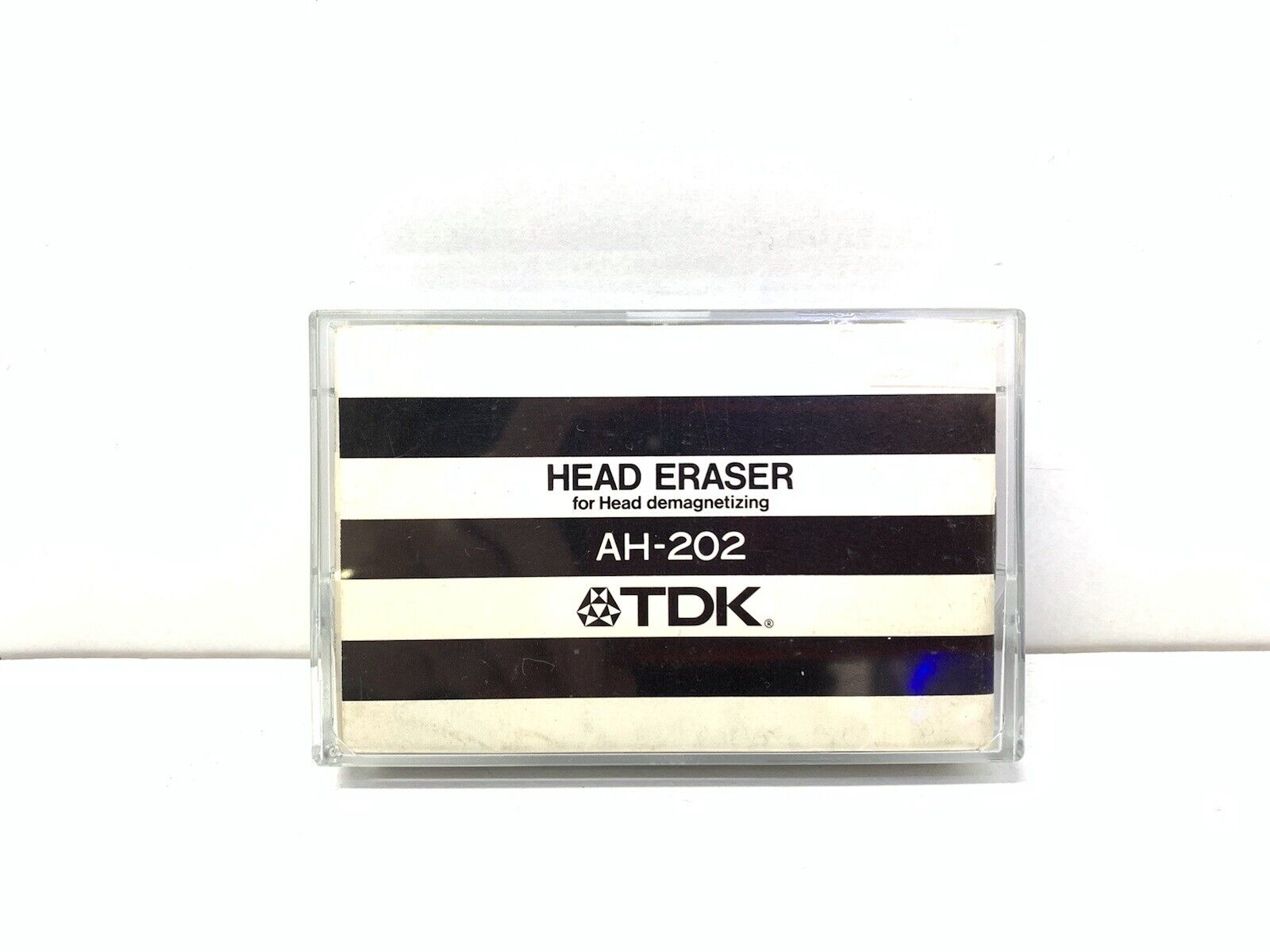 TDK AH-202 Head Eraser K7 Tape Cassette Vintage Very RARE Work Perfect Like New