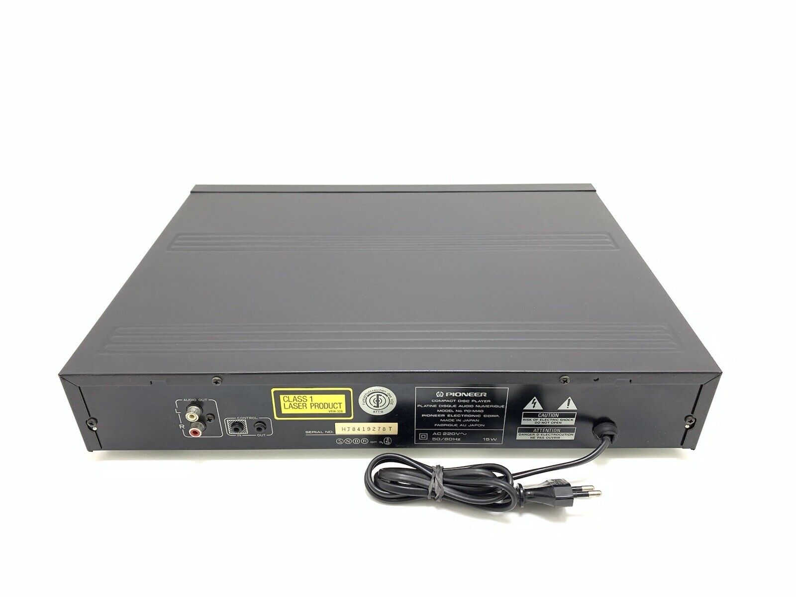 PIONEER PD M40 CD Compact 6 Disc Multi Player Hi Fi Vintage 1987 Work Good Look