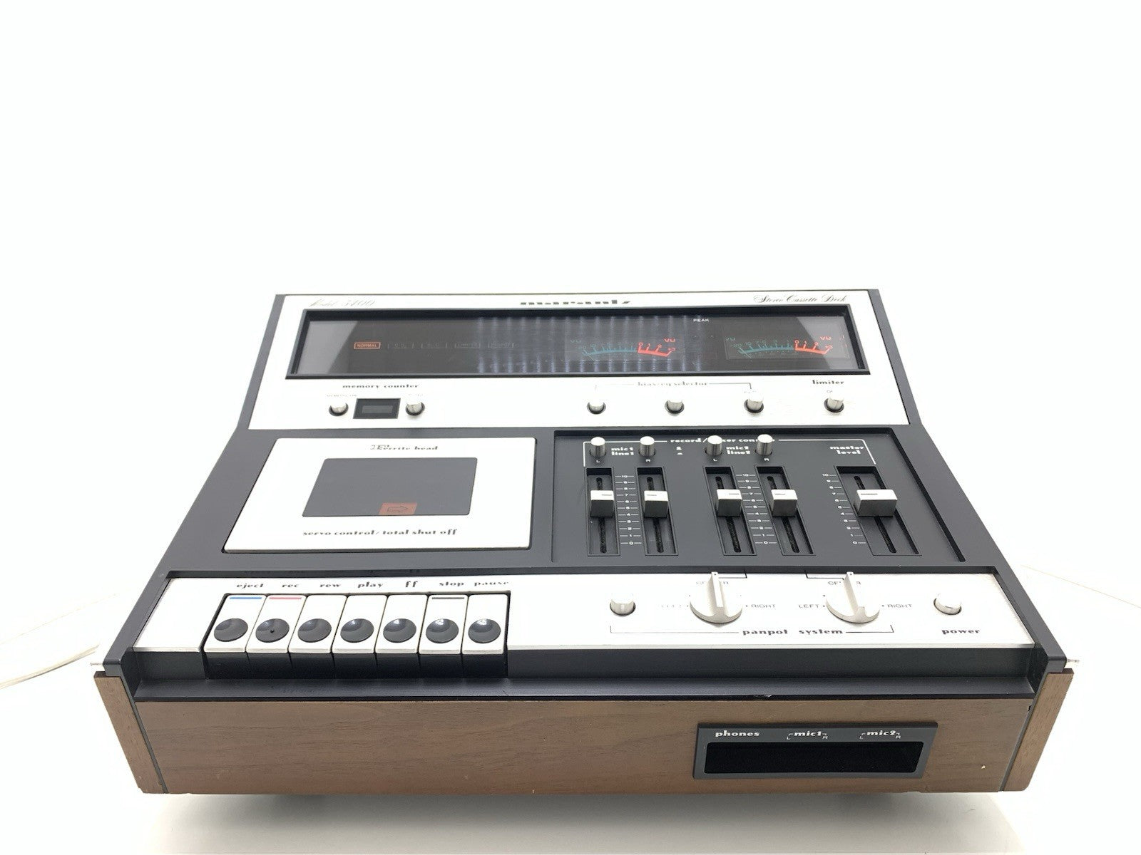 MARANTZ 5400 Stereo Cassette Tape Deck 2 Head Vintage 1976 Hi End WORK Good Look