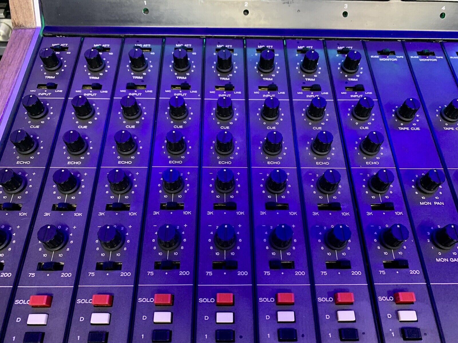 TEAC TASCAM Series Model 5A RARE AUDIO MIXER 8 Ch Vintage 1975 WORKING Good Look
