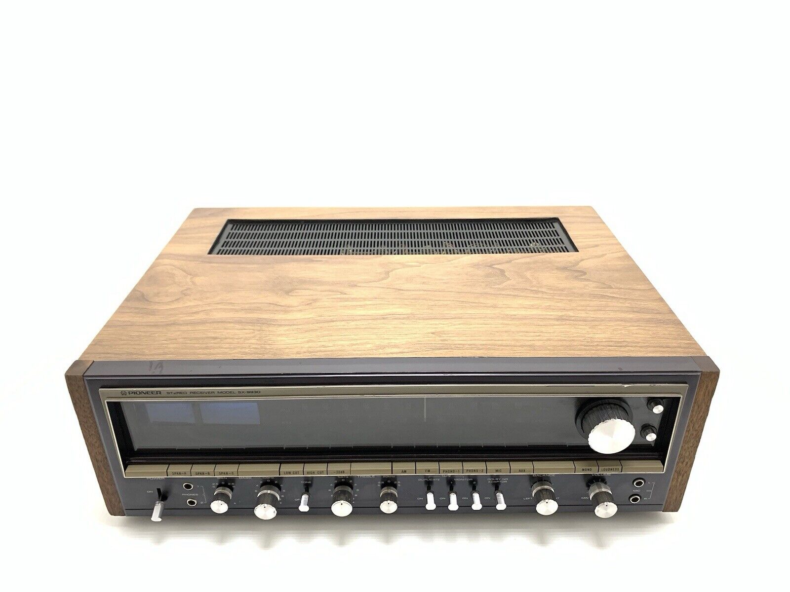 PIONEER SX 9930 AM FM Stereo Receiver 70+70Watts RMS Vintage 1974 WORK Good LOOK