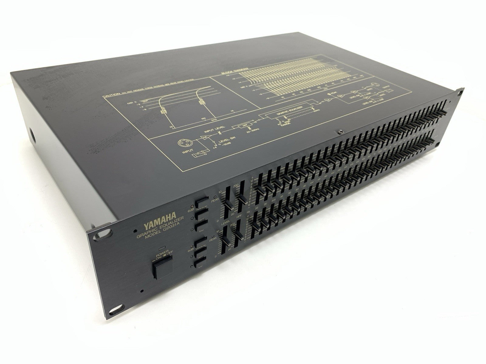 YAMAHA Q2031A Professional Graphic Equalizer 31 Bands Vintage Work Good Look