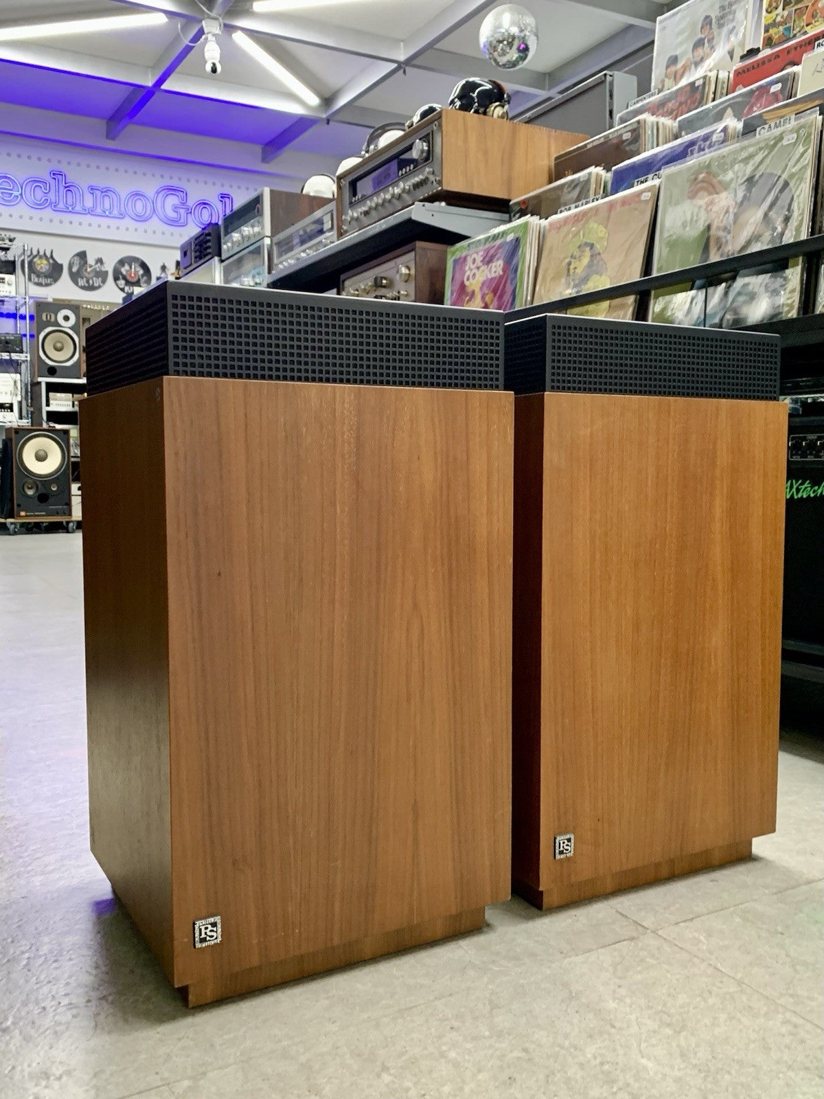 POHLER SOUND PS 4302X RARE Speakers 65 Watts RMS Vintage 1970 WORKING Good Look