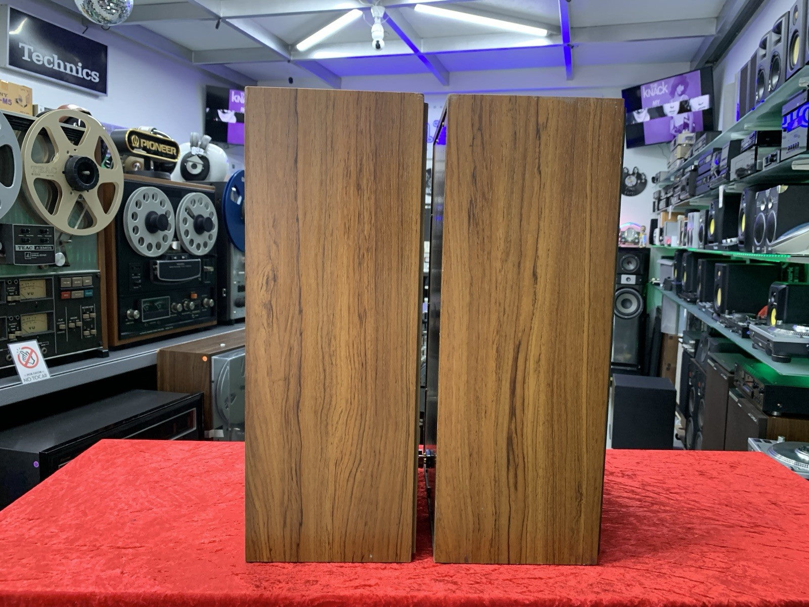 NATIONAL PANASONIC SB 123F Original Speakers 2 Way Vintage 1973 Work Good Look