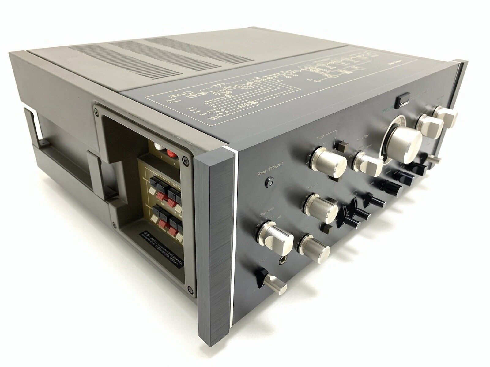 SANSUI AU-9900 Integrated Stereo Amplifier 160 Watts RMS Vintage 1975 GOOD LOOK