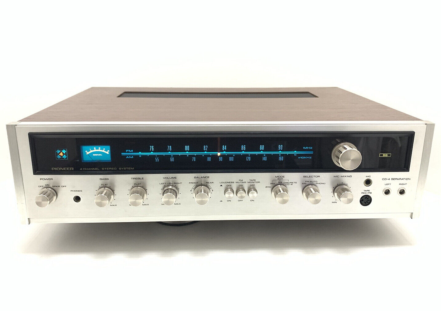 PIONEER 4 Channel Stereo Receiver ED-110 Very RARE Vintage 1973 Work Good Look