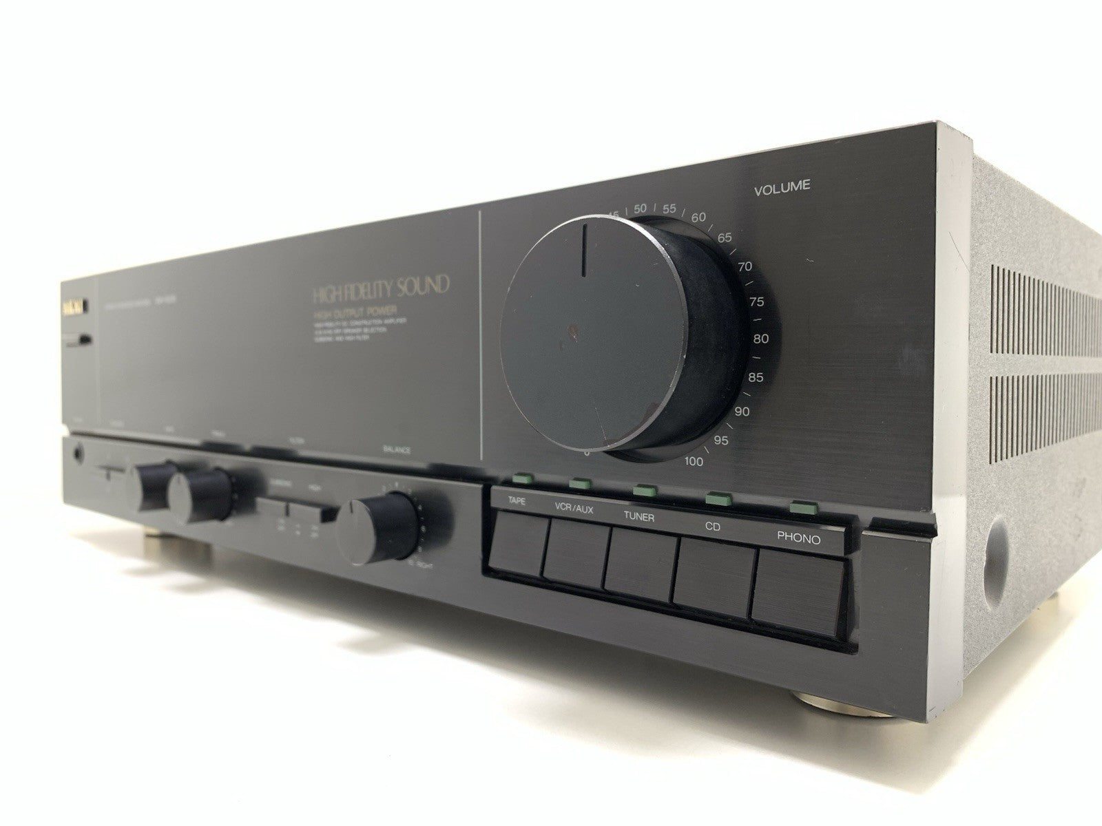AKAI AM A535 Stereo Integrated Amplifier 60+60 W RMS Vintage 1998 WORK Good Look