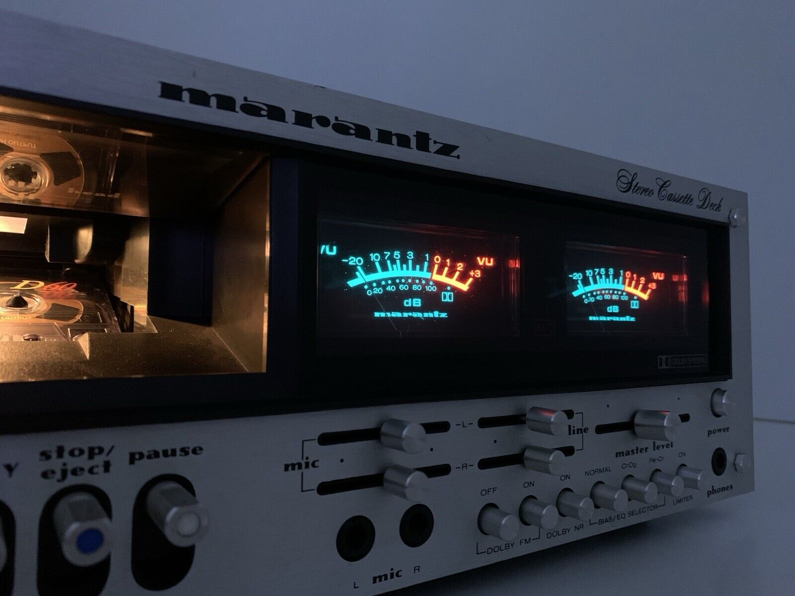 MARANTZ 5020 Stereo Cassette Tape Deck 2 Head Vintage 1977 Hi End WORK Good Look