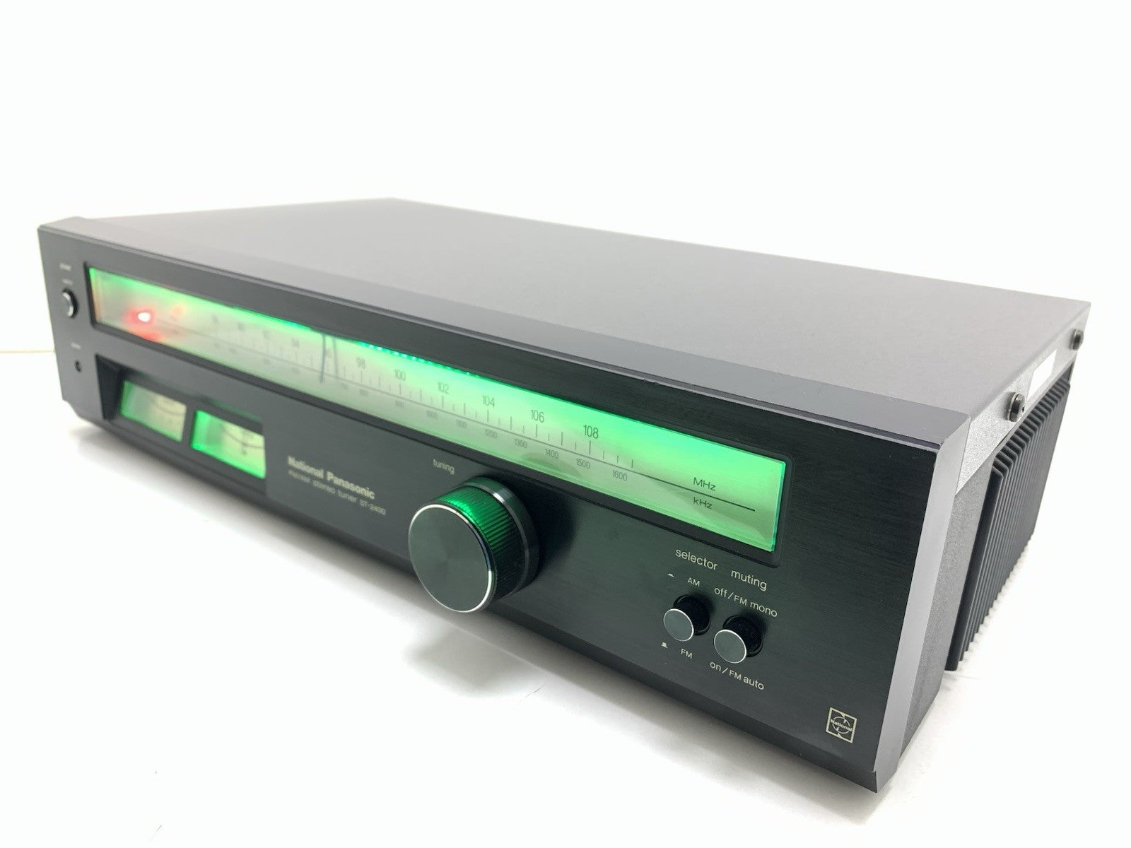NATIONAL PANASONIC ST 2400 AM/FM Stereo Tuner Vintage 1974 Work Good Look