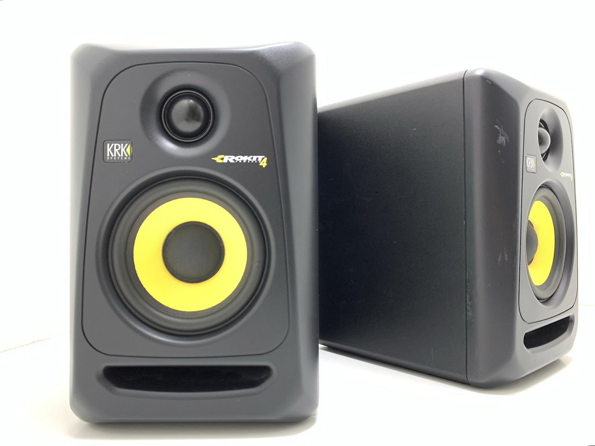 Stream Machine Rkprosr4 KRK ROKIT RP4 G3 Profesional ACTIVE Monitor Speakers 2Way 30W RMS Work ...